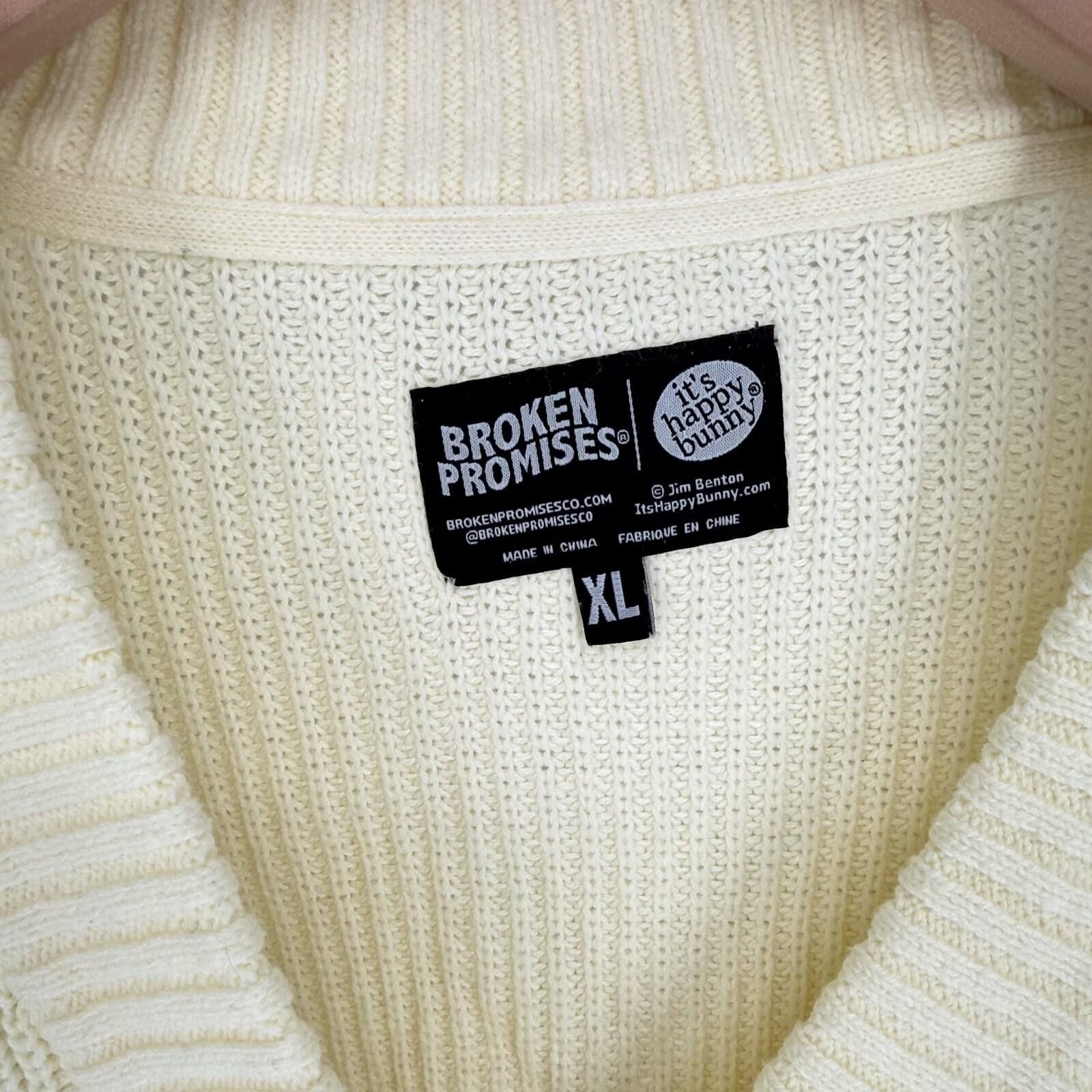 Other Jim Benton x Broken Promises Crop Streetwear Cardigan XL Size XL / US 12-14 / IT 48-50 - 6 Thumbnail