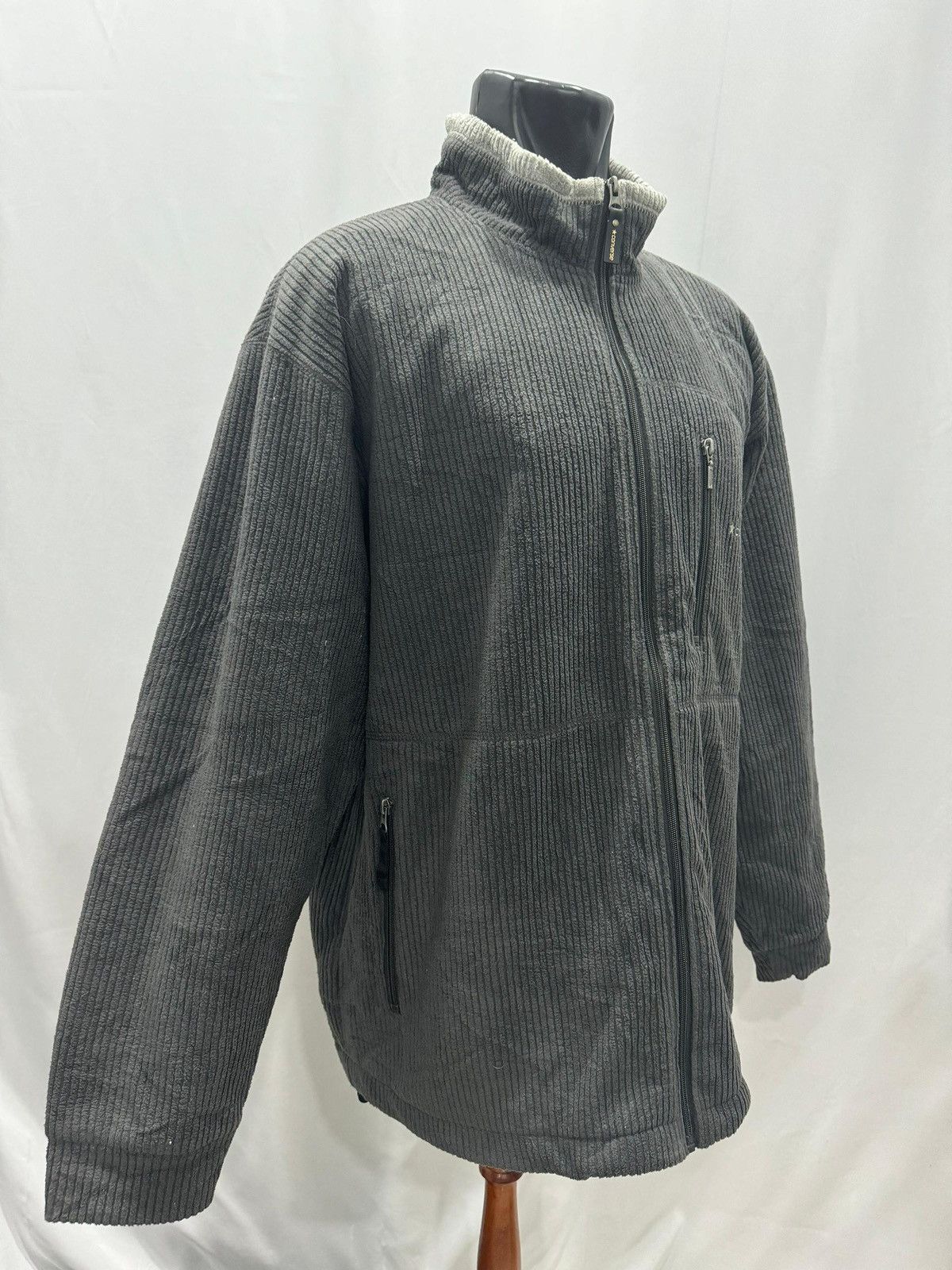 Converse Converse Corduroy Jacket Mens Full Zip Coat Size US XXL / EU 58 / 5 - 5 Thumbnail