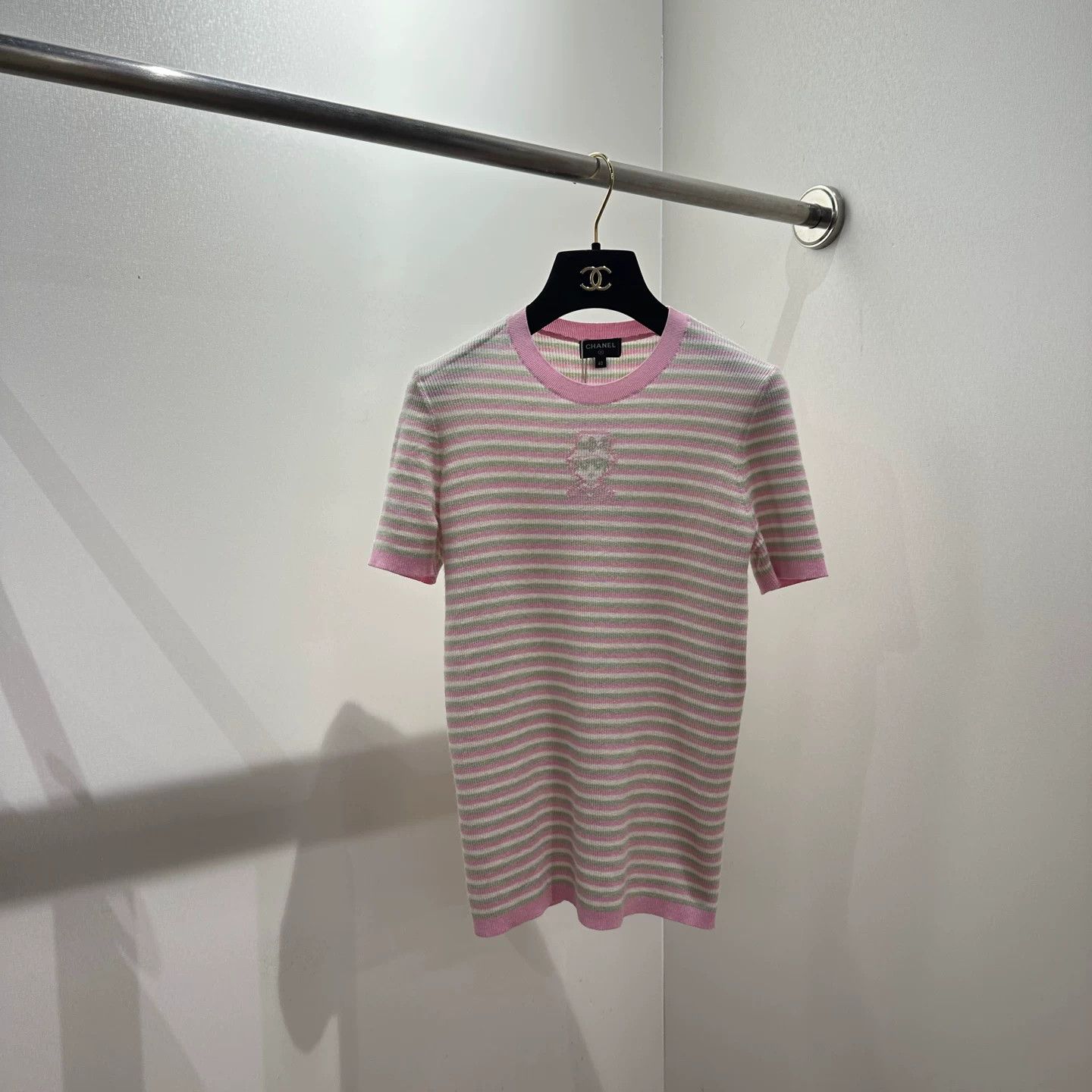 Chanel Chanel Striped T-Shirt it_40 Women Size S / US 4 / IT 40 - 1 Thumbnail