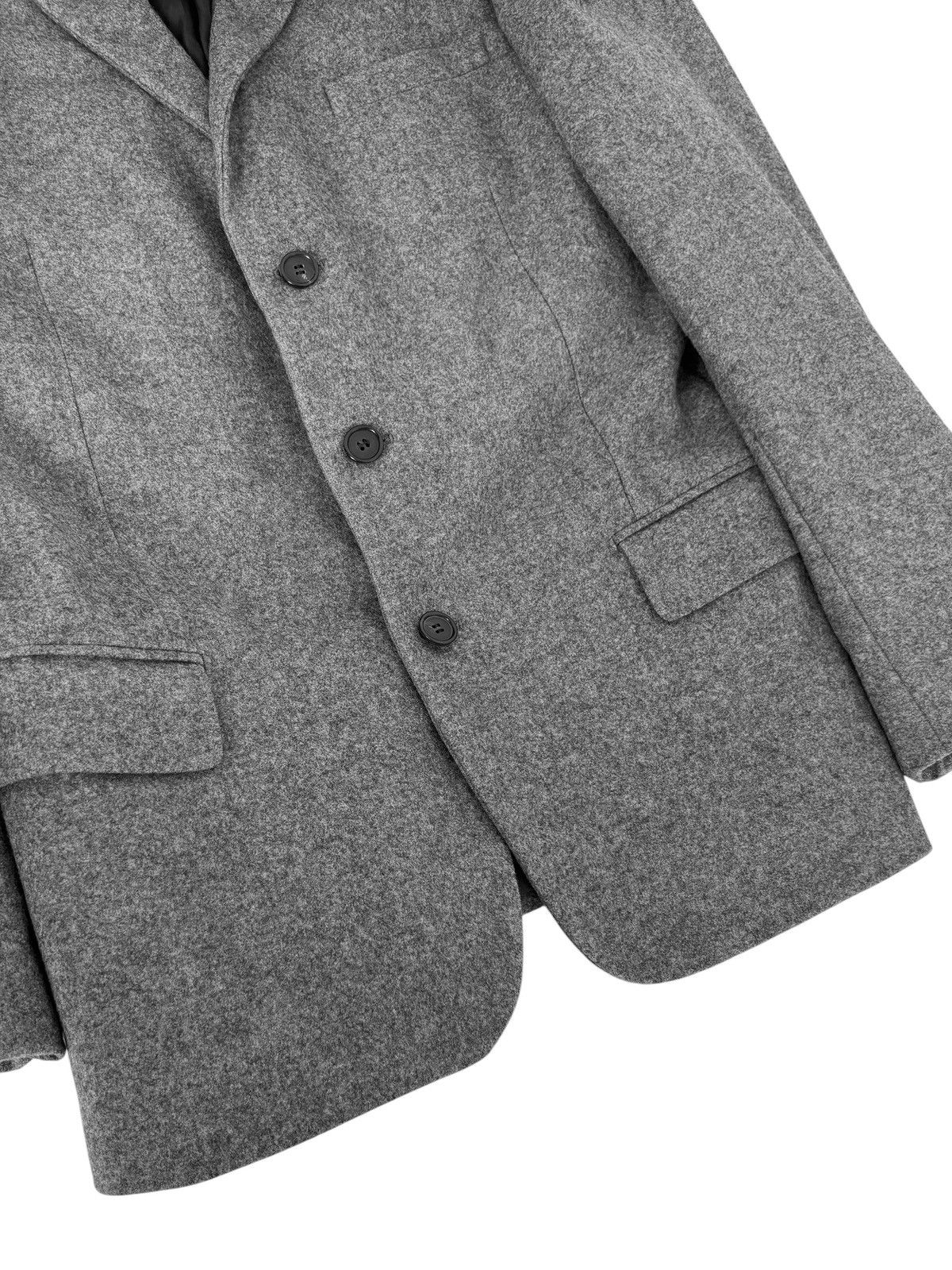 Dior × Hedi Slimane A/W 2002 Runway Wool Blazer (AW02/FW02, Suit Jacket, Homme) Size 50R - 4 Thumbnail