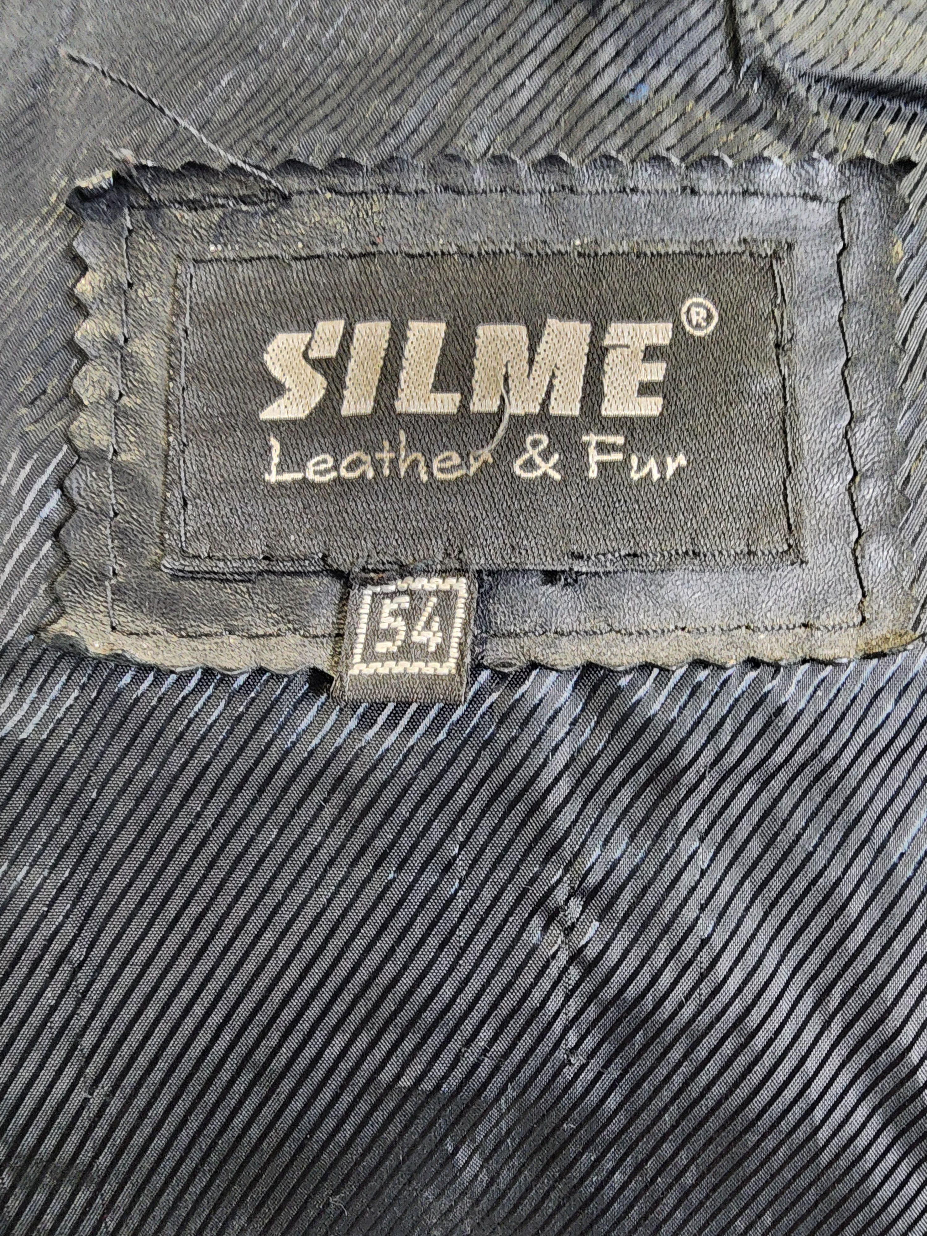 Genuine Leather Men's Black Genuine Leather Jacket: Zippered Pockets Size US L / EU 52-54 / 3 - 8 Thumbnail