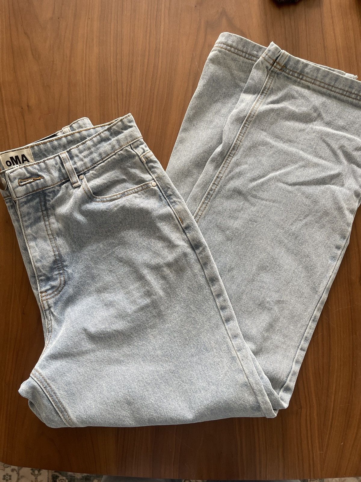 oMA STUDIOS oMA studios wide leg jean Size US 31 - 1 Thumbnail