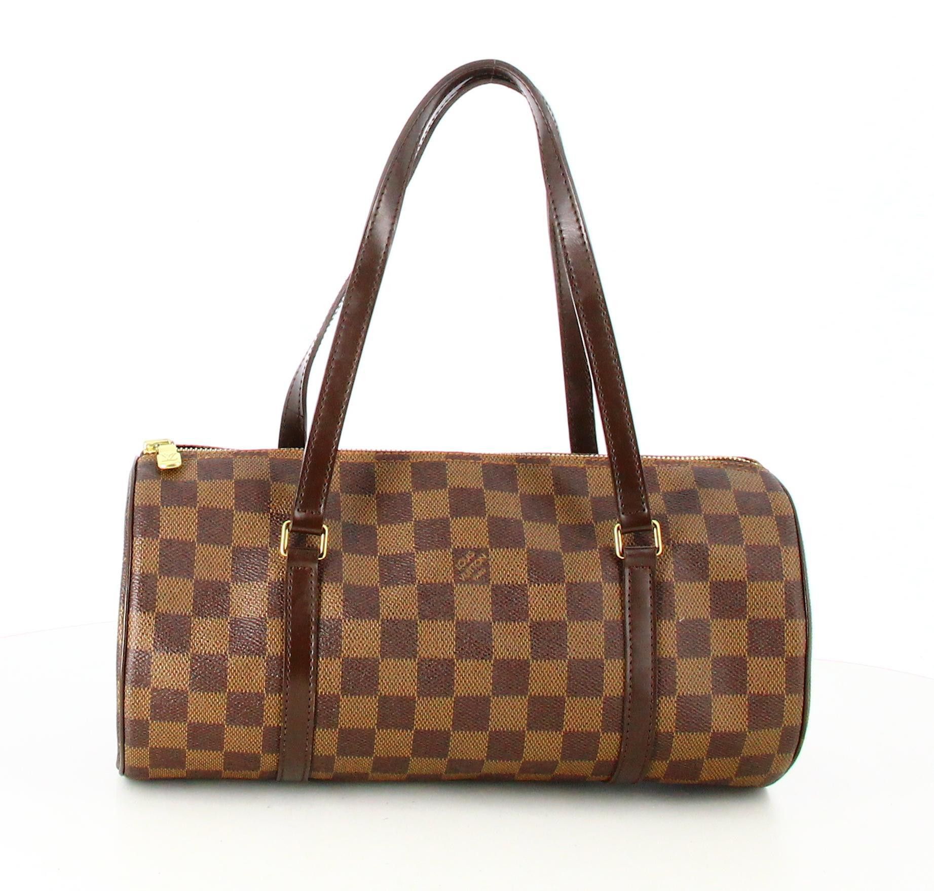 image of 2009 Louis Vuitton Damier Ebene Butterfly Bag in Brown, Women's