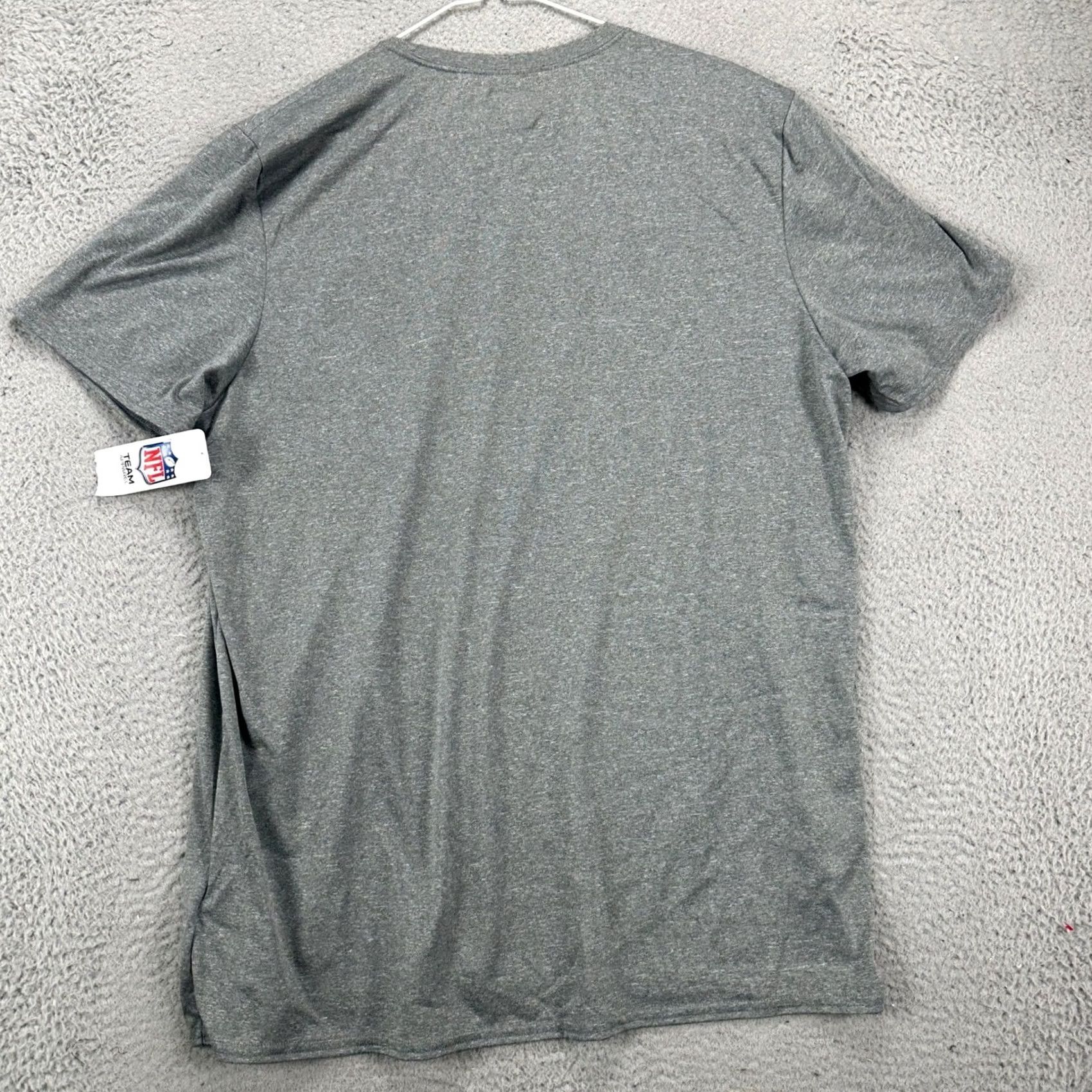 NFL NFL Houston Texas T-Shirt Mens XL Grey Red Football Short Sleeve NEW Size US XL / EU 56 / 4 - 3 Thumbnail
