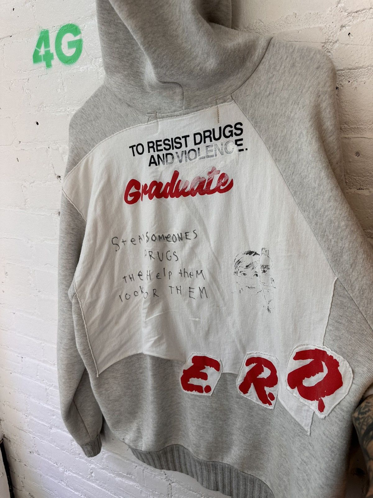 Enfants Riches Deprimes ERD 1 of 5 HAND DRAWN DRUGS DARE HOODIE M-XL Size US M / EU 48-50 / 2 - 4 Thumbnail