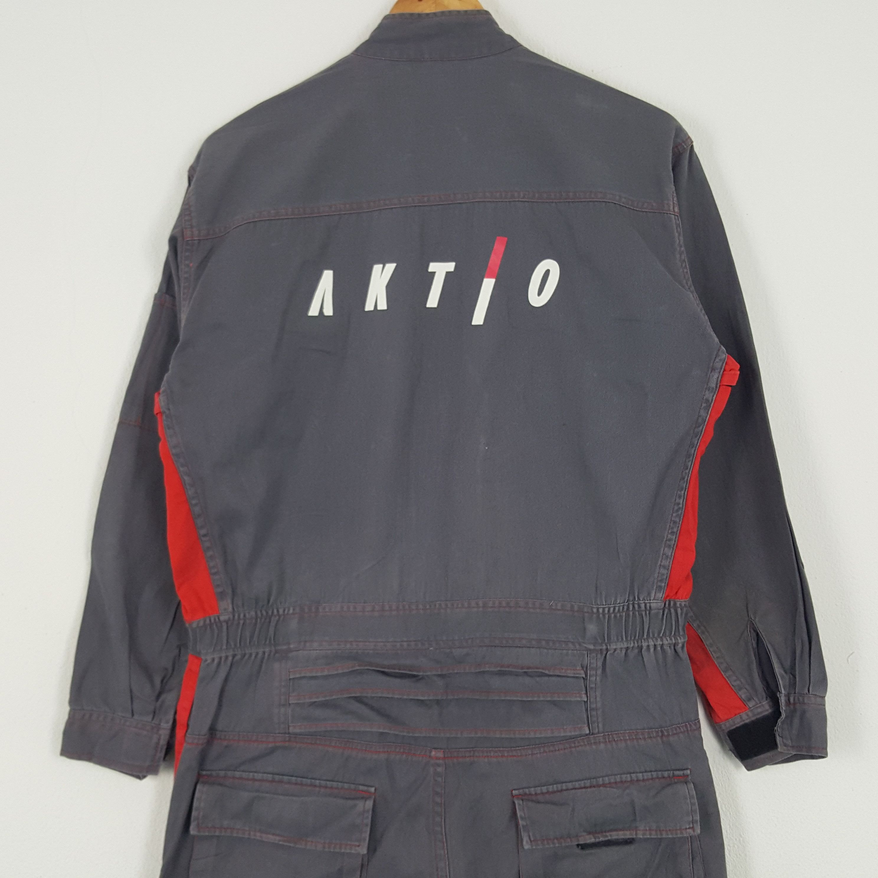 Japanese Brand × Vintage Vintage Aktlo Japanese Workwear Style Coverall Jacket Size US M / EU 48-50 / 2 - 2 Thumbnail