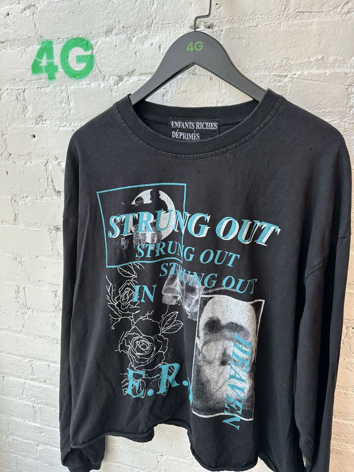 Enfants Riches Deprimes ERD STRUNG OUT GRAPHIC LONG SLEEVE SZ-L Size US L / EU 52-54 / 3 - 2 Thumbnail