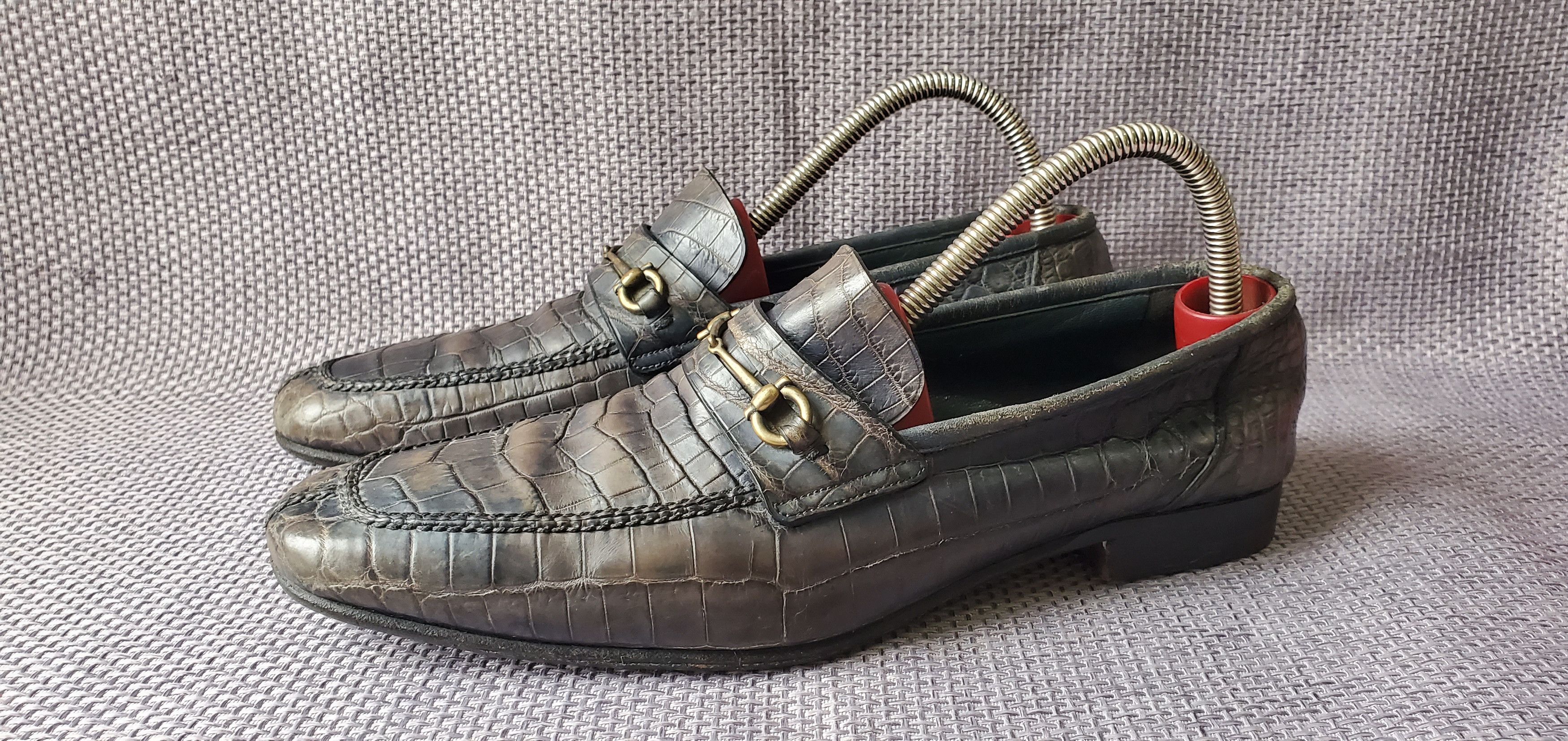 Other Vintage Crocodile Leather Loafers Size US 7.5 / EU 40-41 - 1 Thumbnail