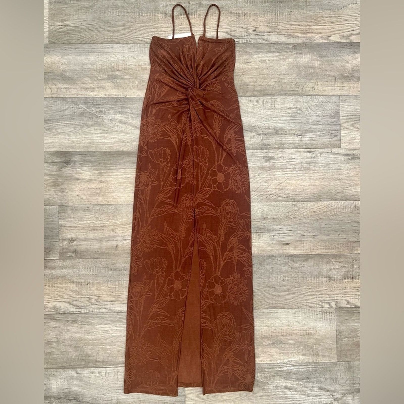 Mango BLOGGER FAVE!!! MANGO V-Neck Embroidered Maxi Dress Size M / US 6-8 / IT 42-44 - 22 Thumbnail