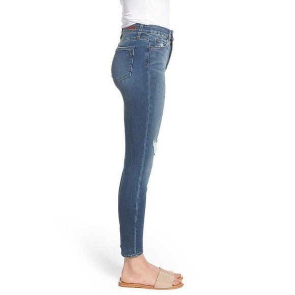 Other Articles Of Society High Rise Crop Skinny Jeans Size 42" / US 20 - 3 Thumbnail