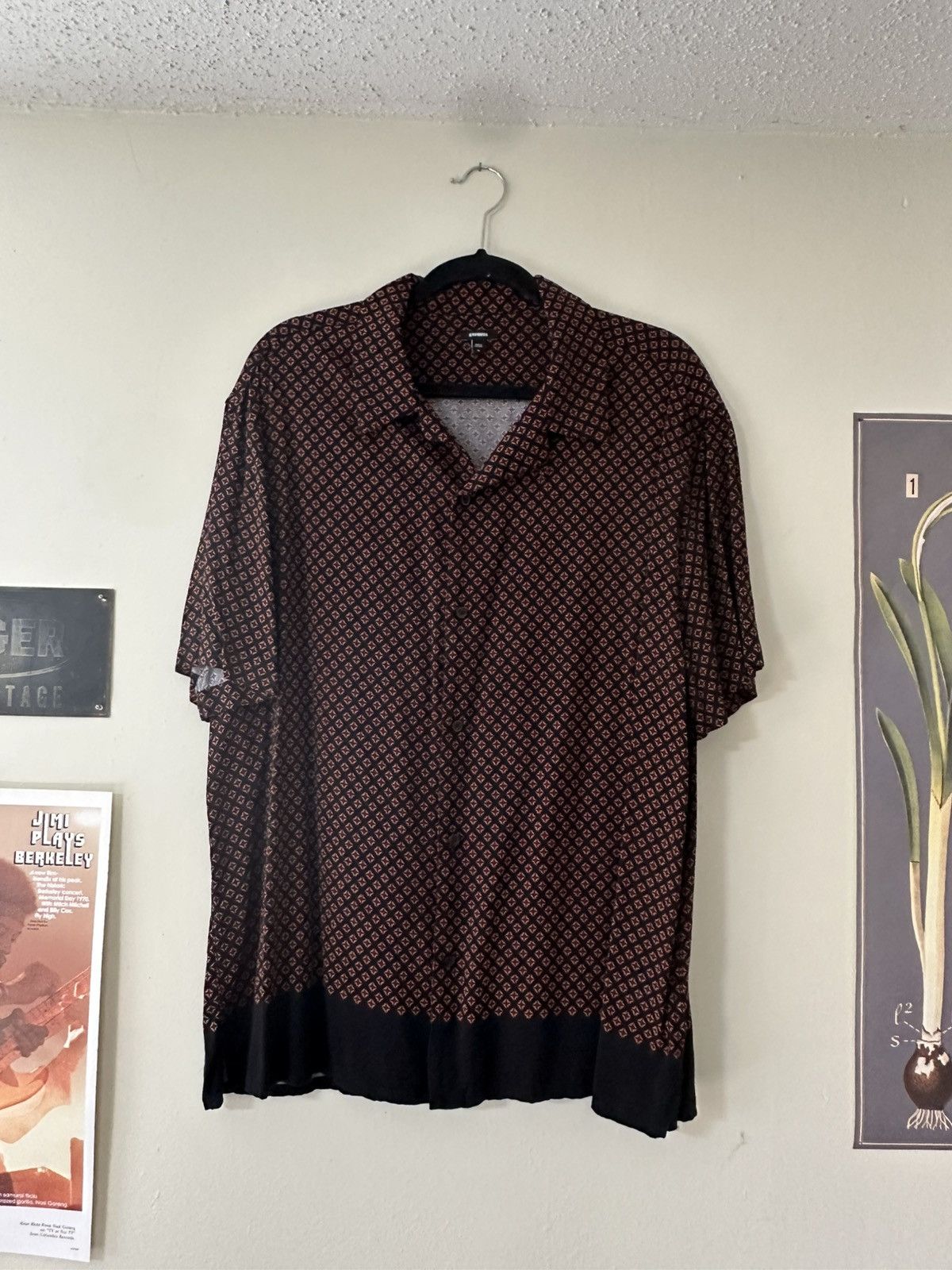 Express Geometric Rayon Express Shirt Size US XL / EU 56 / 4 - 1 Thumbnail