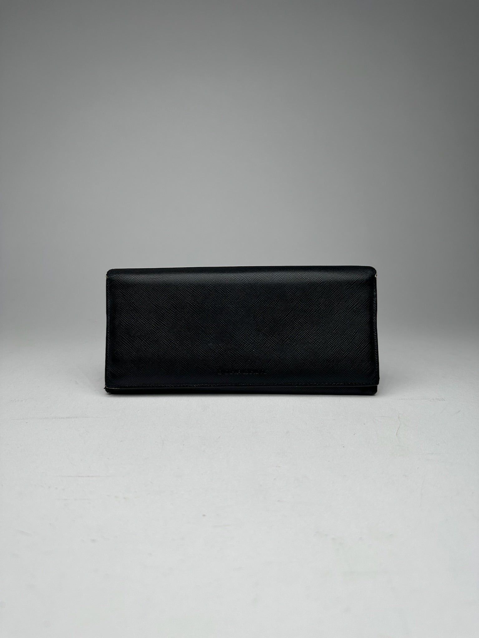 Burberry Vintage Leather ID holder black Size ONE SIZE - 1 Thumbnail