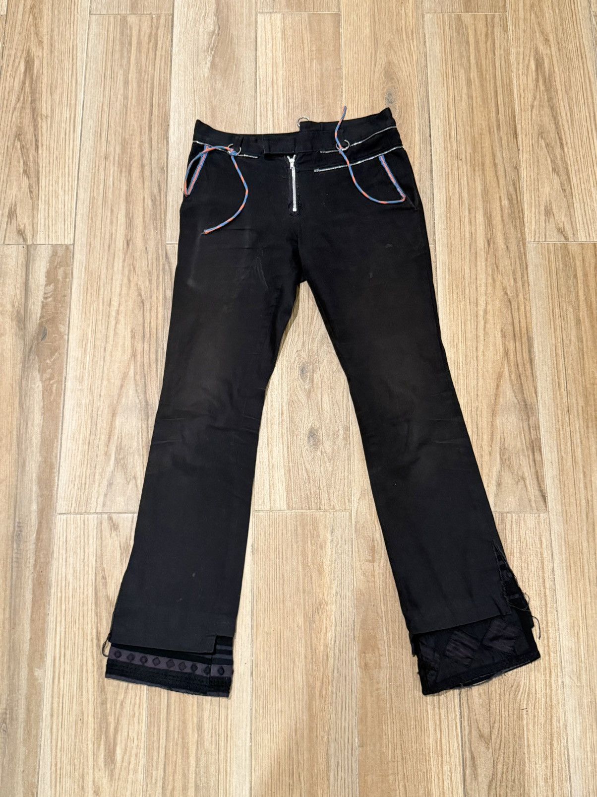 Undercover SS03 Undercover Scab Black Trousers Size US 28 / EU 44 - 1 Thumbnail