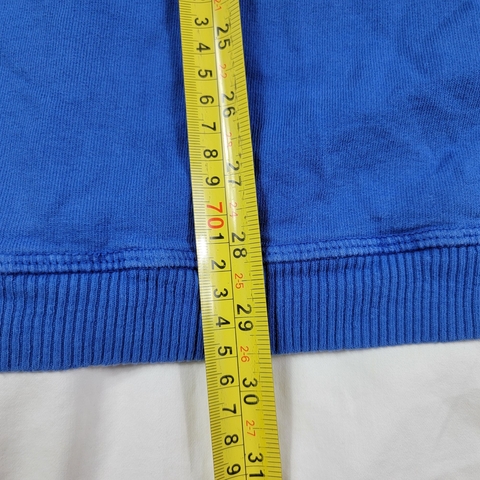 Other × Vintage Vintage Hot Cotton Mens Large Blue Long Sleeve Pocket Tshirt Size US L / EU 52-54 / 3 - 9 Thumbnail