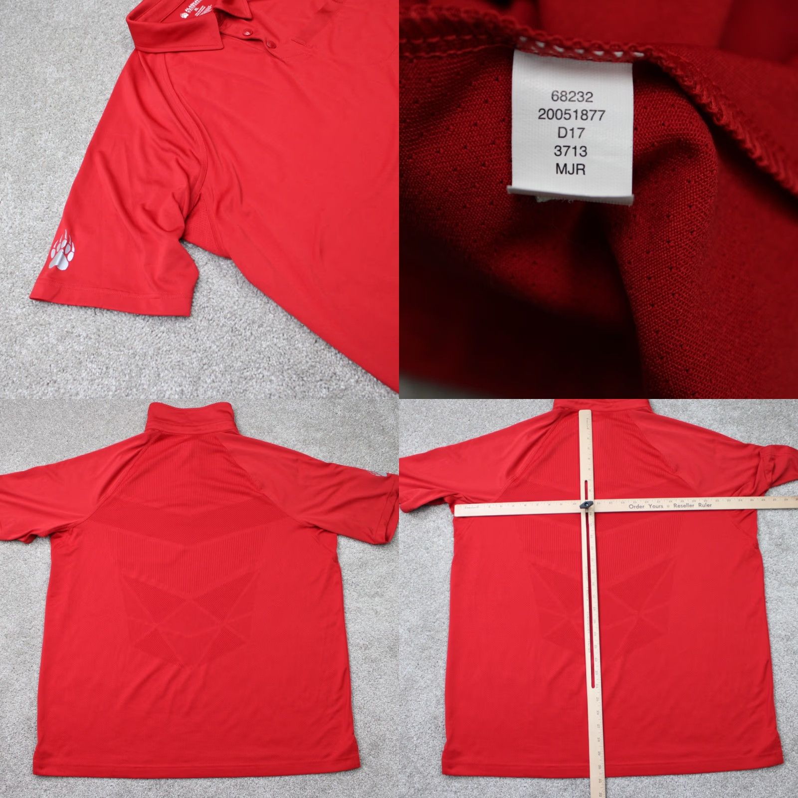 Vintage Duluth Alaskan Hardgear Polo Shirt Mens XL Red Pocket Polygiene S/S Size US XL / EU 56 / 4 - 8 Thumbnail