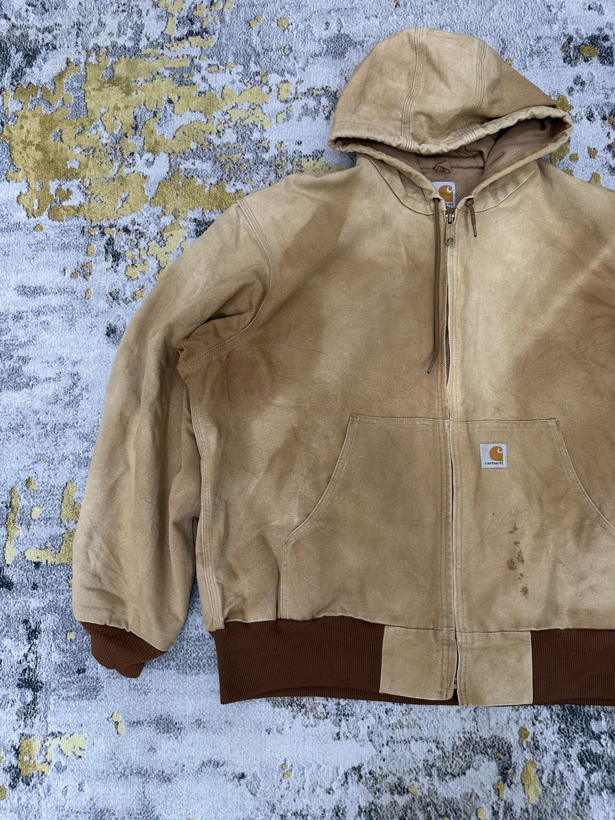 Carhartt Vintage Carhartt Hoodies Thick Jacket/ Made in USA Size US XL / EU 56 / 4 - 5 Thumbnail