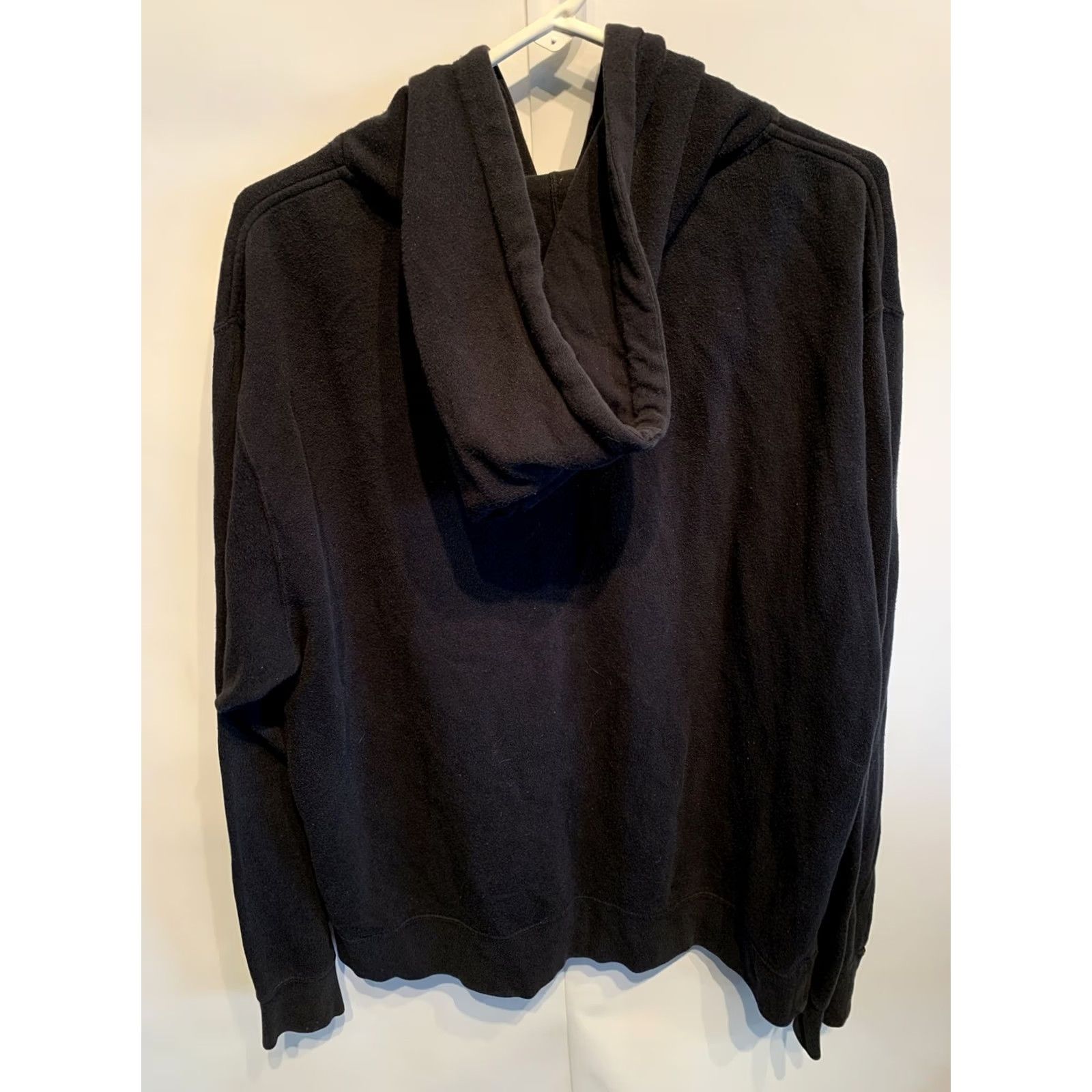 J Brand VINTAGE Too Fast Gothic Witch Mohawk Graphic Hooded Full Zip Sweatshirt XL Jacket Hoodie Womens Size XL / US 12-14 / IT 48-50 - 4 Thumbnail