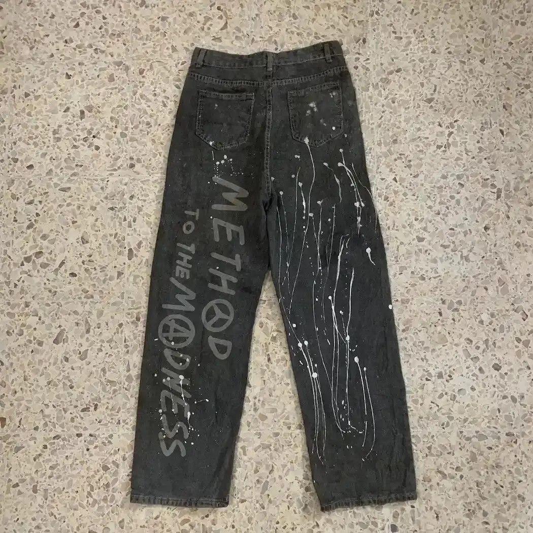 If Six Was Nine Japanese Vintage Splish Painter Jeans Patchwork Style Pants Size US 28 / EU 44 - 7 Thumbnail