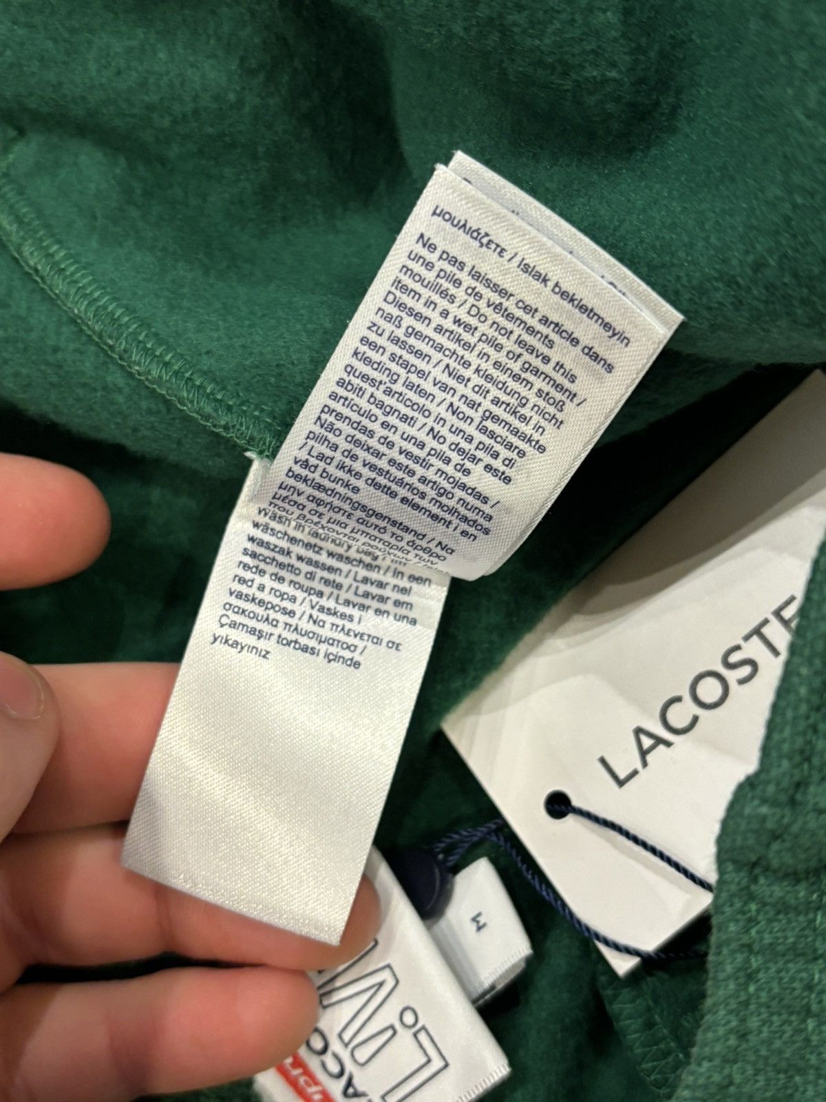 Lacoste × Supreme Supreme Lacoste Green Ankle Zip Pants Size US 32 / EU 48 - 6 Thumbnail
