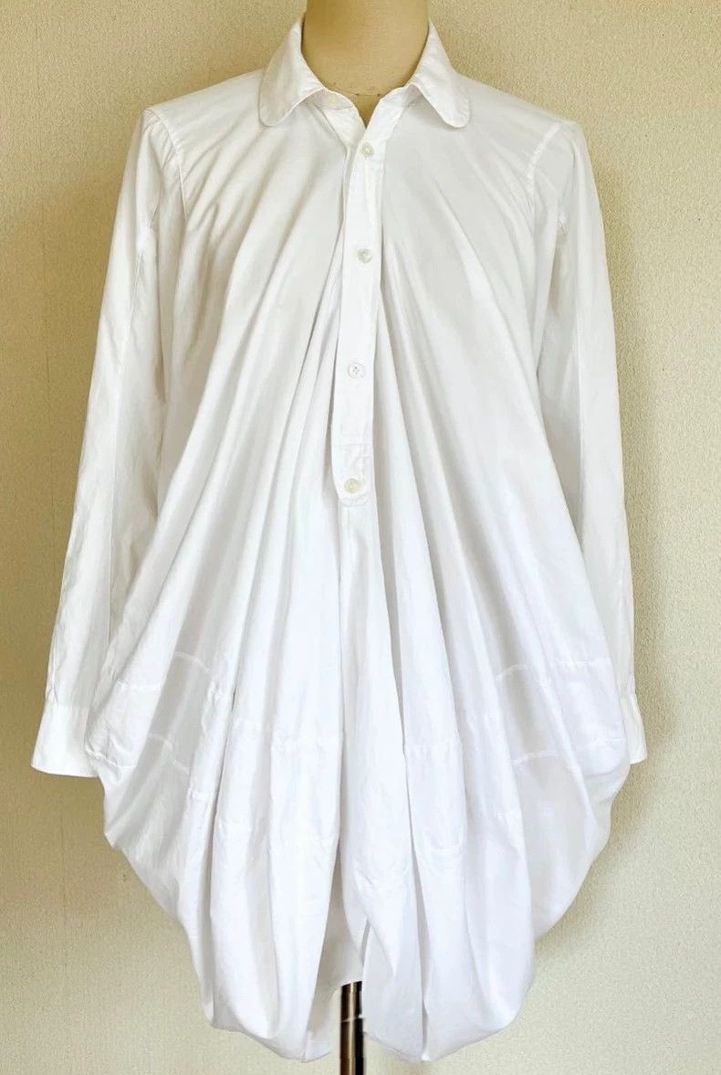 Junya Watanabe Junya Watanabe White Shirt Dress Size XS / US 0-2 / IT 36-38 - 1 Thumbnail