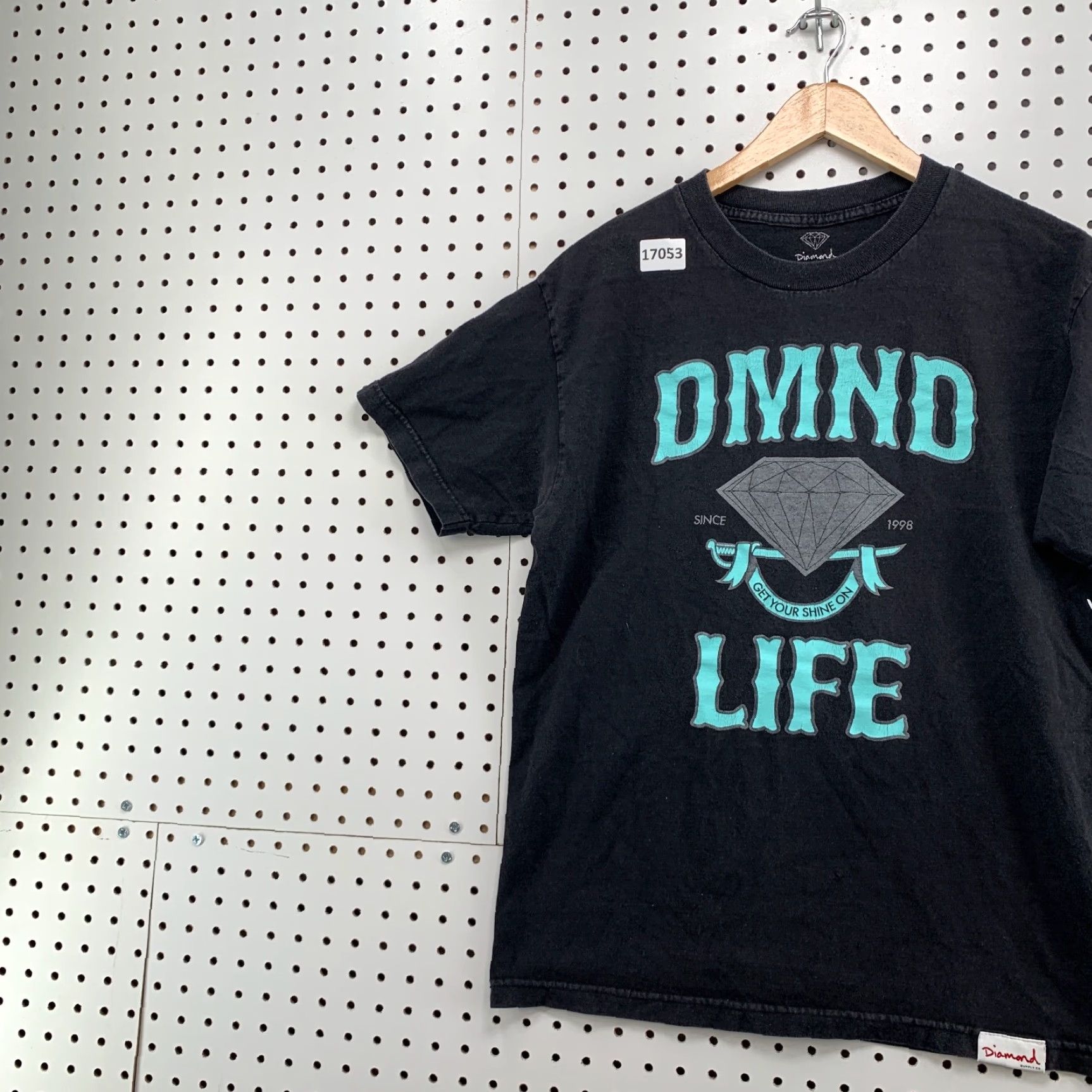 Diamond Supply Co. Diamond Supply Life Shirt Men Medium Black Short Sleeve Skateboard Size US M / EU 48-50 / 2 - 3 Thumbnail