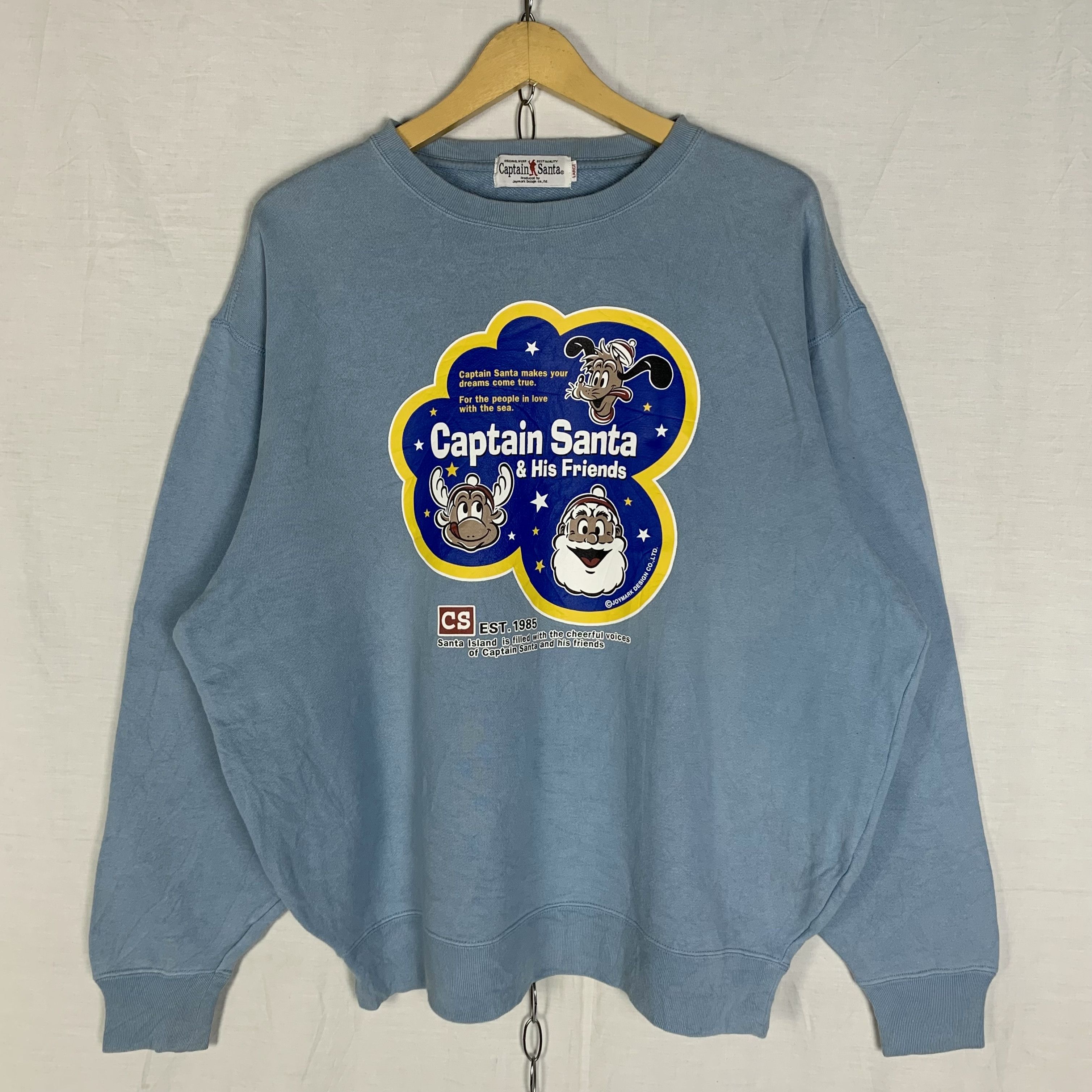 Cartoon Network Vintage Captain Santa Sweatshirt Crewneck Size US L / EU 52-54 / 3 - 1 Thumbnail