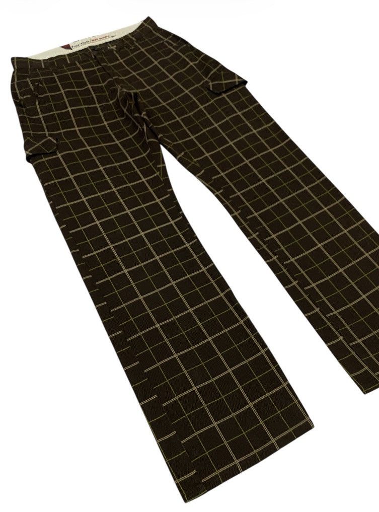 Japanese Brand PPFM Side Pocket Plaid Cargo Trousers Size 28" / US 6 / IT 42 - 18 Thumbnail