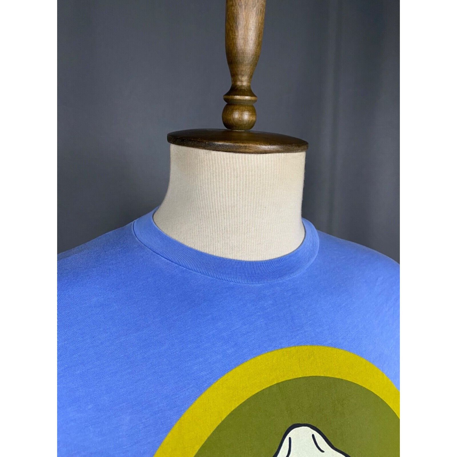 Dsquared2 Dsquared2 *ucky Big Logo Men's Light Blue Distressed T-Shi Size US M / EU 48-50 / 2 - 6 Thumbnail