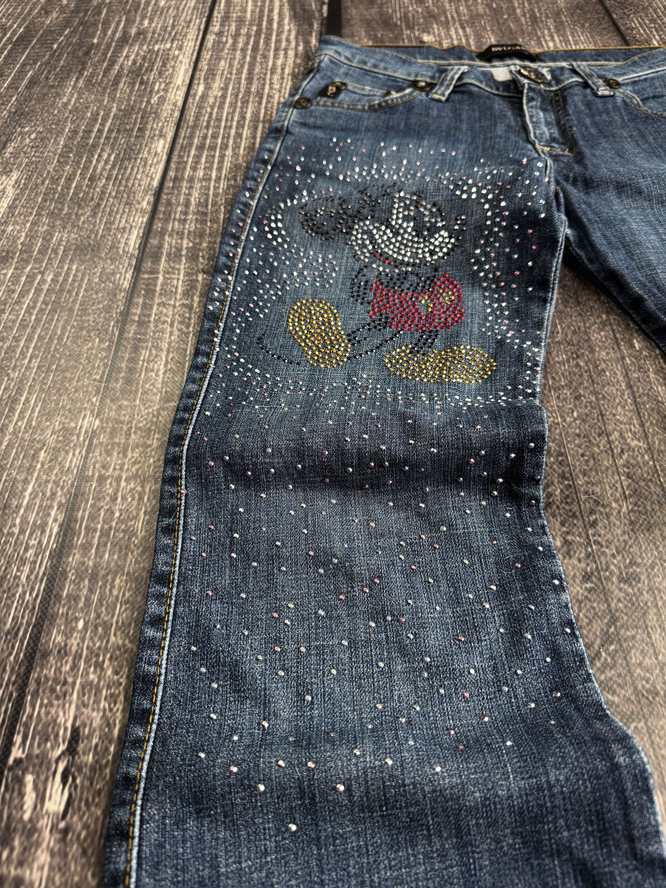 Hysteric Glamour :VTG Hysteric Glamour Style MICKEY MOUSE Washed Jeans 90s Size US 30 / EU 46 - 7 Thumbnail