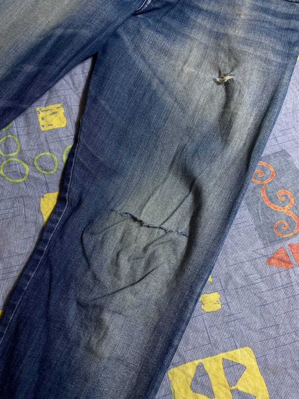 Diesel Vintage Diesel Jeans Y2K Logo Designer Size US 31 - 6 Thumbnail