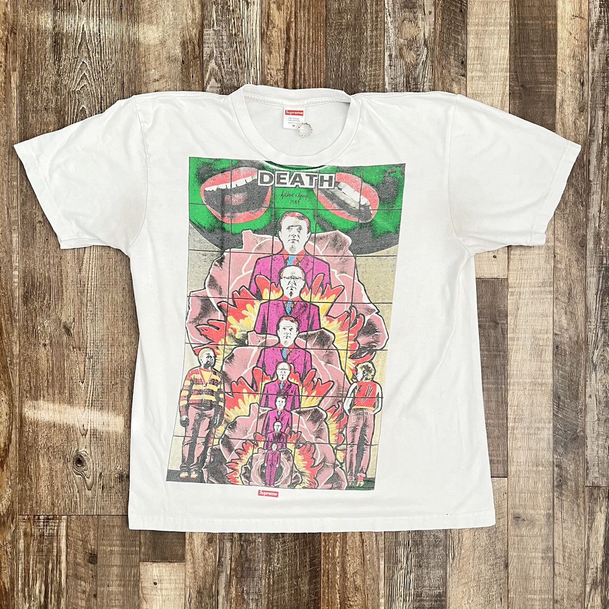 Supreme gilbert and george death tee online