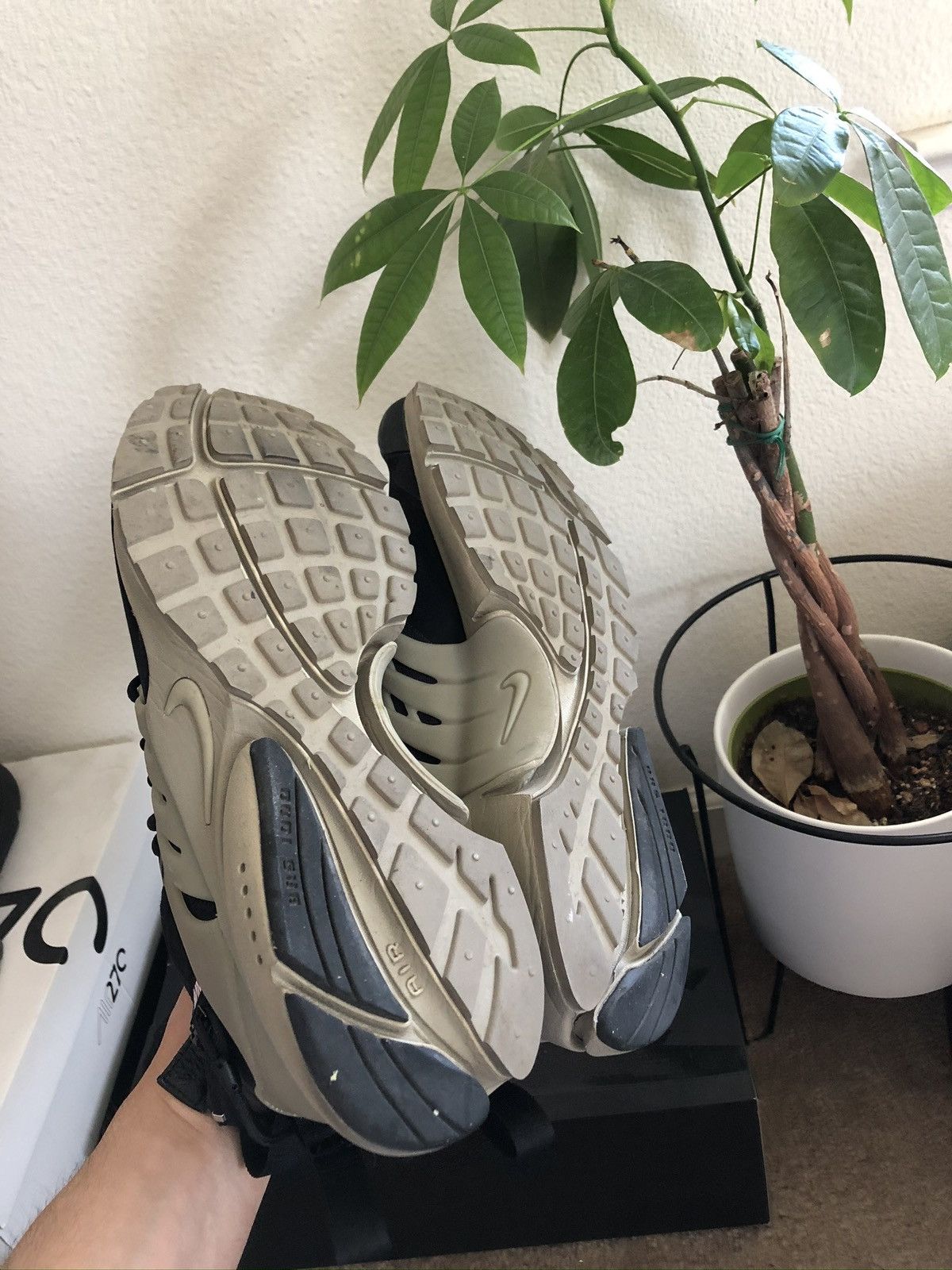 Acronym × Nike NIKE x ACRONYM Air Presto Mid "Black/Bamboo" Size US 10.5 / EU 43-44 - 9 Thumbnail