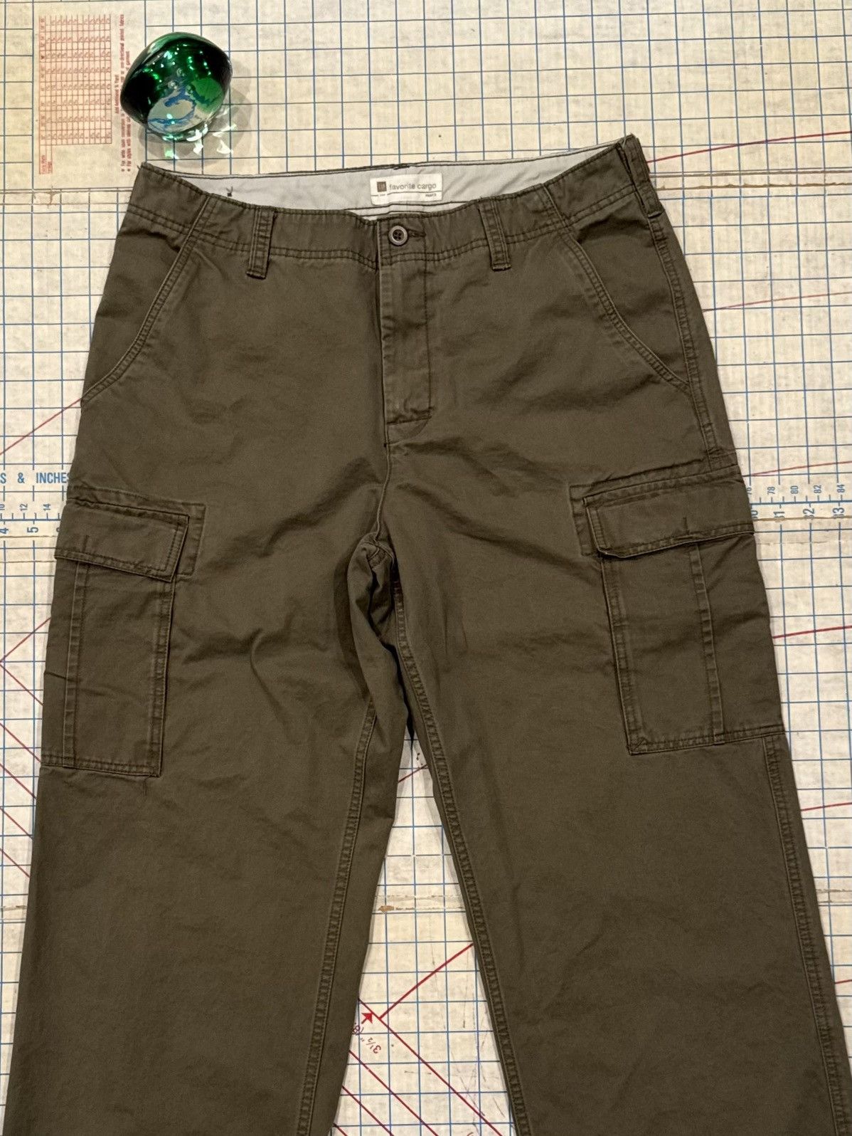 Gap Gap Favourite Cargo Wide Leg Cargo Pants Mens Size 36 Khaki Size US 36 / EU 52 - 2 Thumbnail