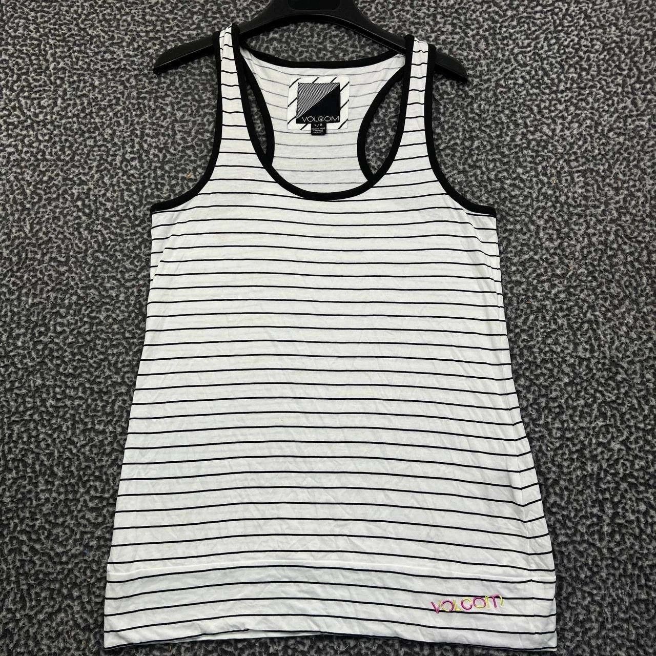 Volcom Volcom Shirt Women Striped Sleeveless Racerback L Size L / US 10 / IT 46 - 1 Thumbnail