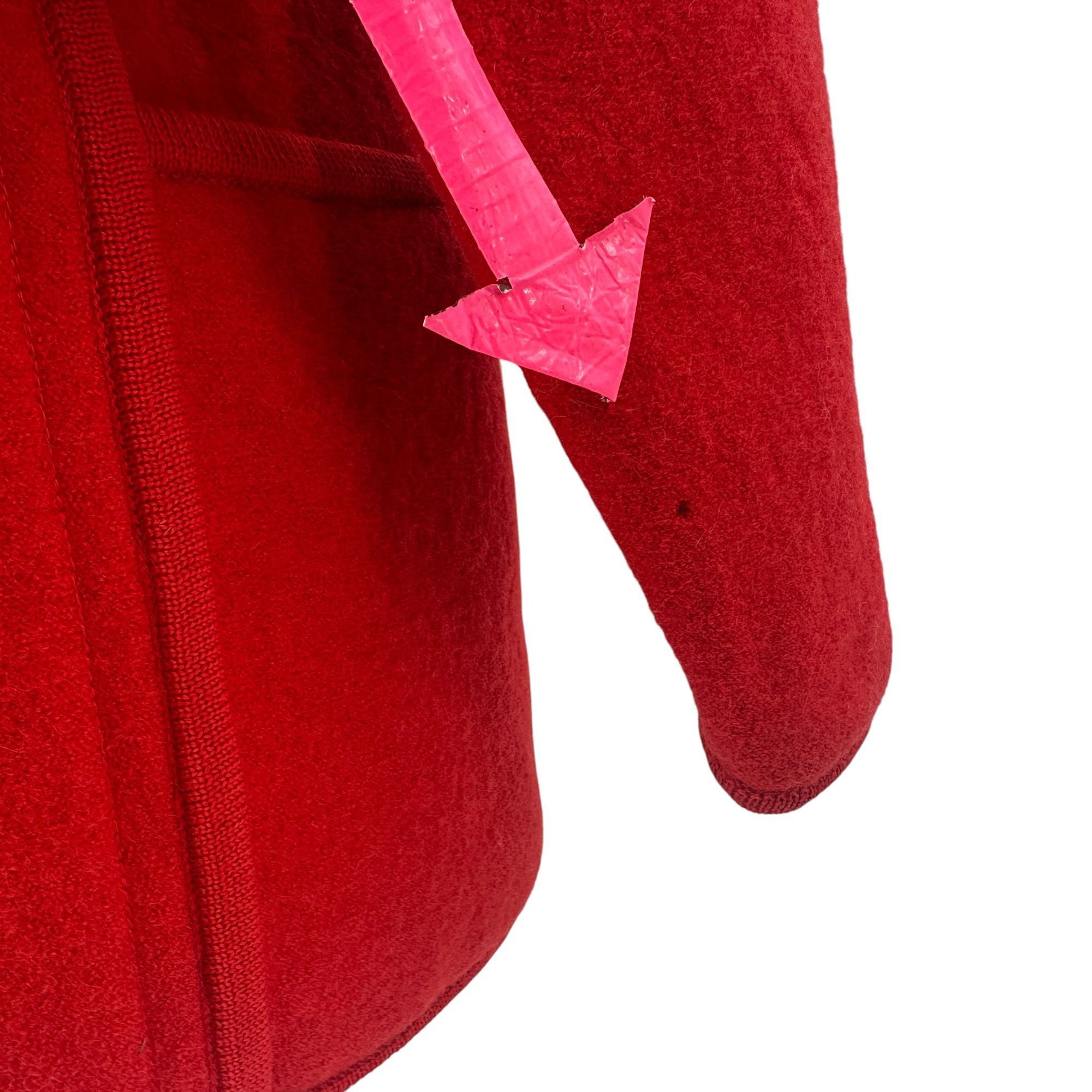 Other Vintage Geiger Womens Medium / 8 / 40 Jacket Boiled Wool Red Size M / US 6-8 / IT 42-44 - 8 Thumbnail