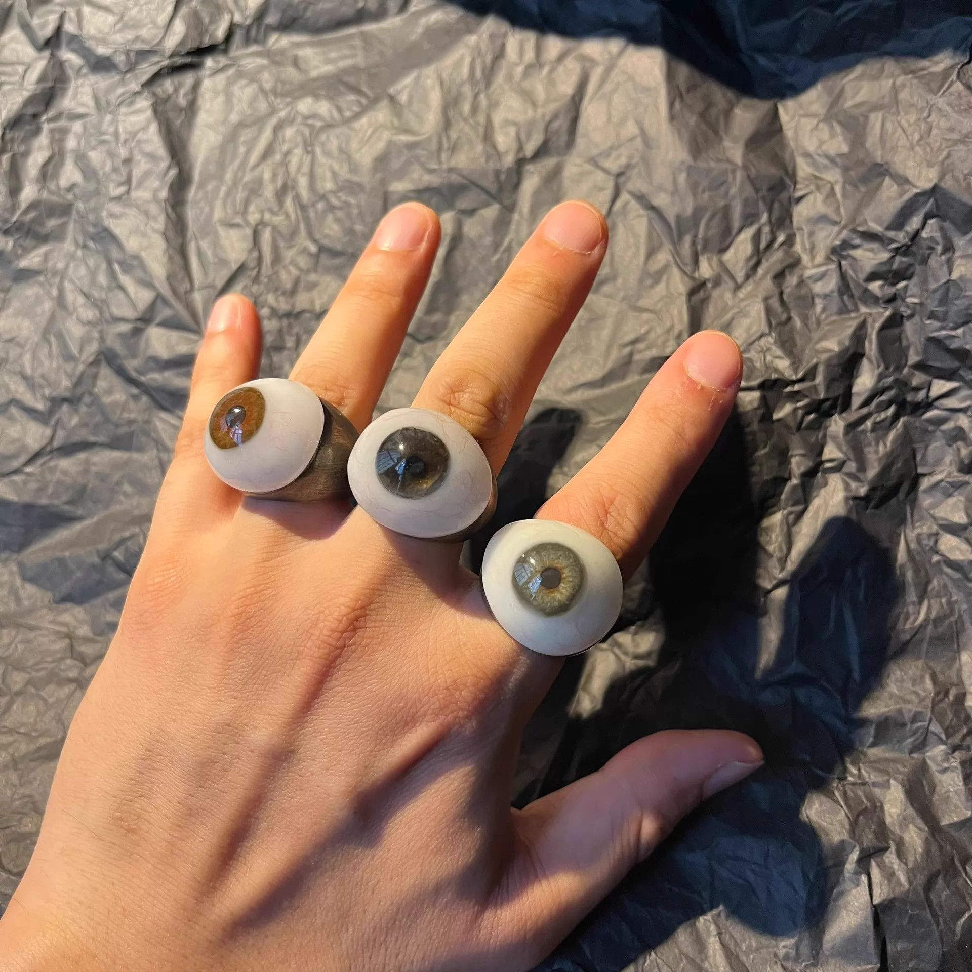 Carol Christian Poell Carol Christian Poell Eyeball Ring 46+48 Authentic Size ONE SIZE - 1 Thumbnail