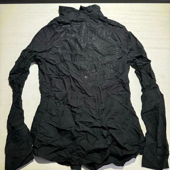 Affliction NWT AFFLICTION HEARTBREAKER BLACK LONG SLEEVE SZ SMALL S Size US S / EU 44-46 / 1 - 4 Thumbnail