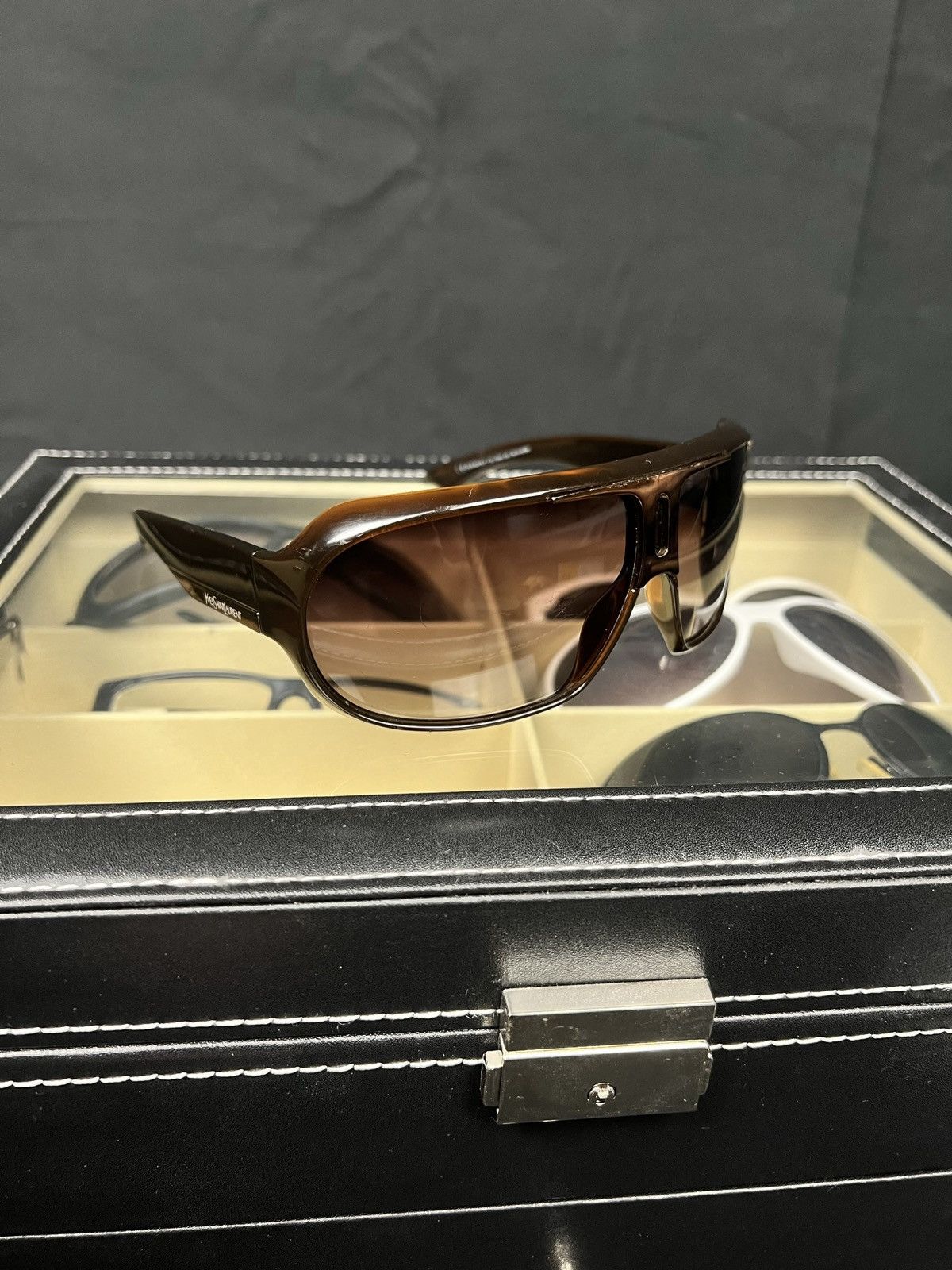 Yves Saint Laurent Yves Saint Laurent aviator sunglasses glasses vintage unisex Size ONE SIZE - 1 Thumbnail