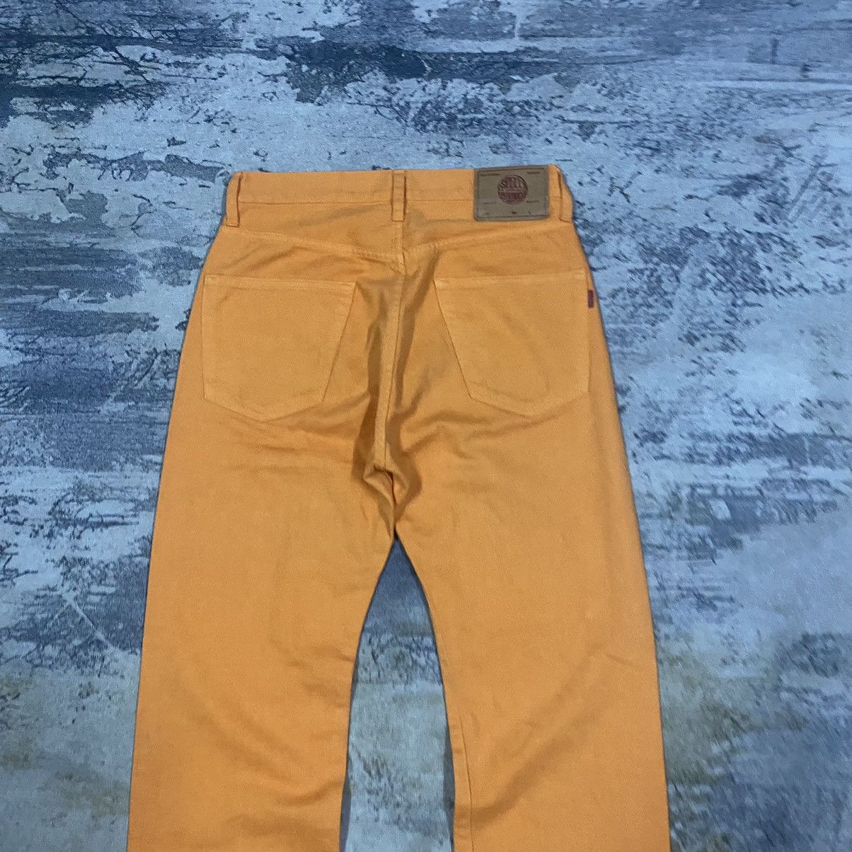Japanese Brand × Jean × Spellbound Japan Made Spellbound Loose Orange Jeans Size US 30 / EU 46 - 10 Thumbnail