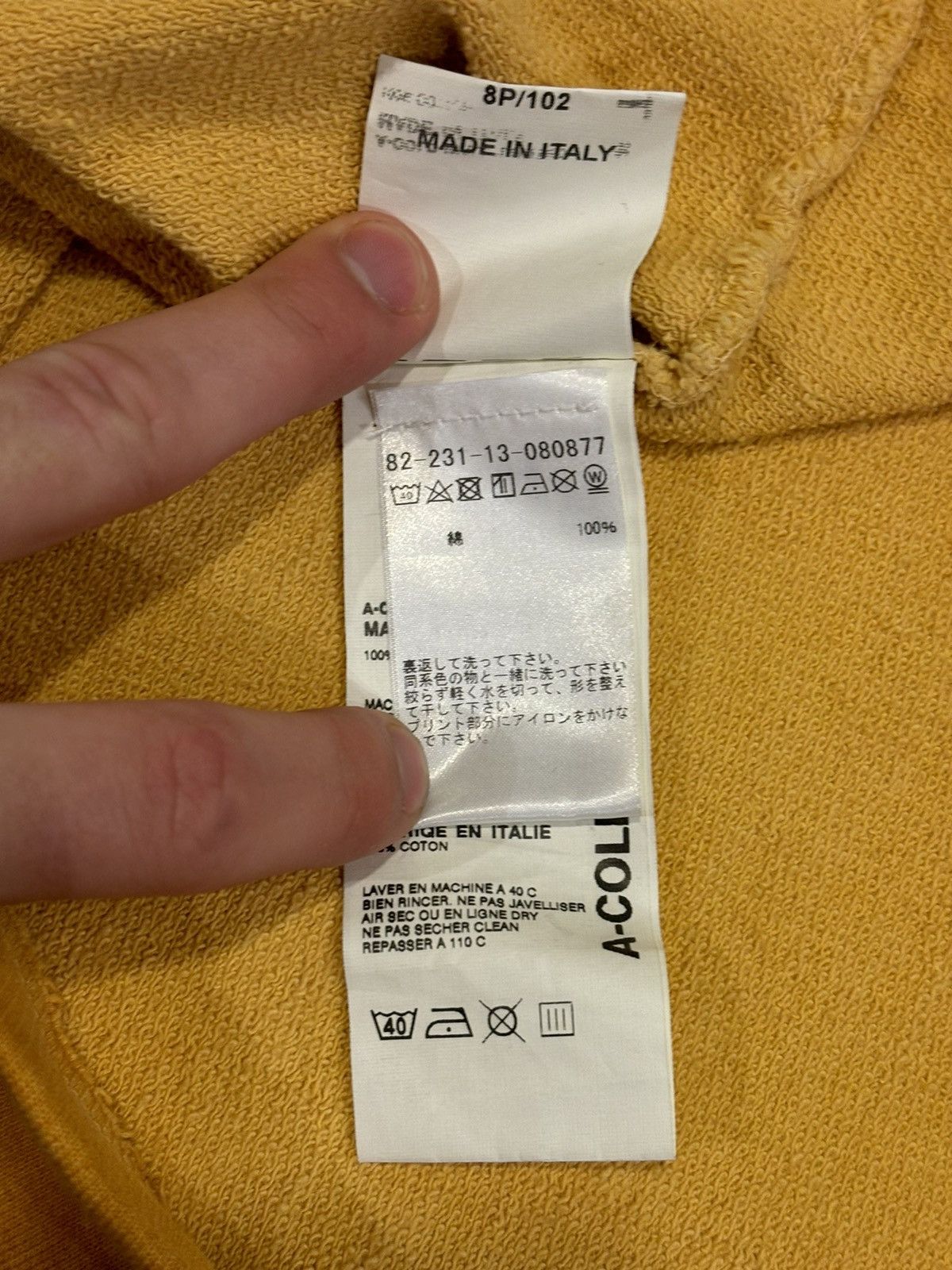 A-COLD-WALL* A Cold Wall Hoodie Yellow Size US S / EU 44-46 / 1 - 6 Thumbnail