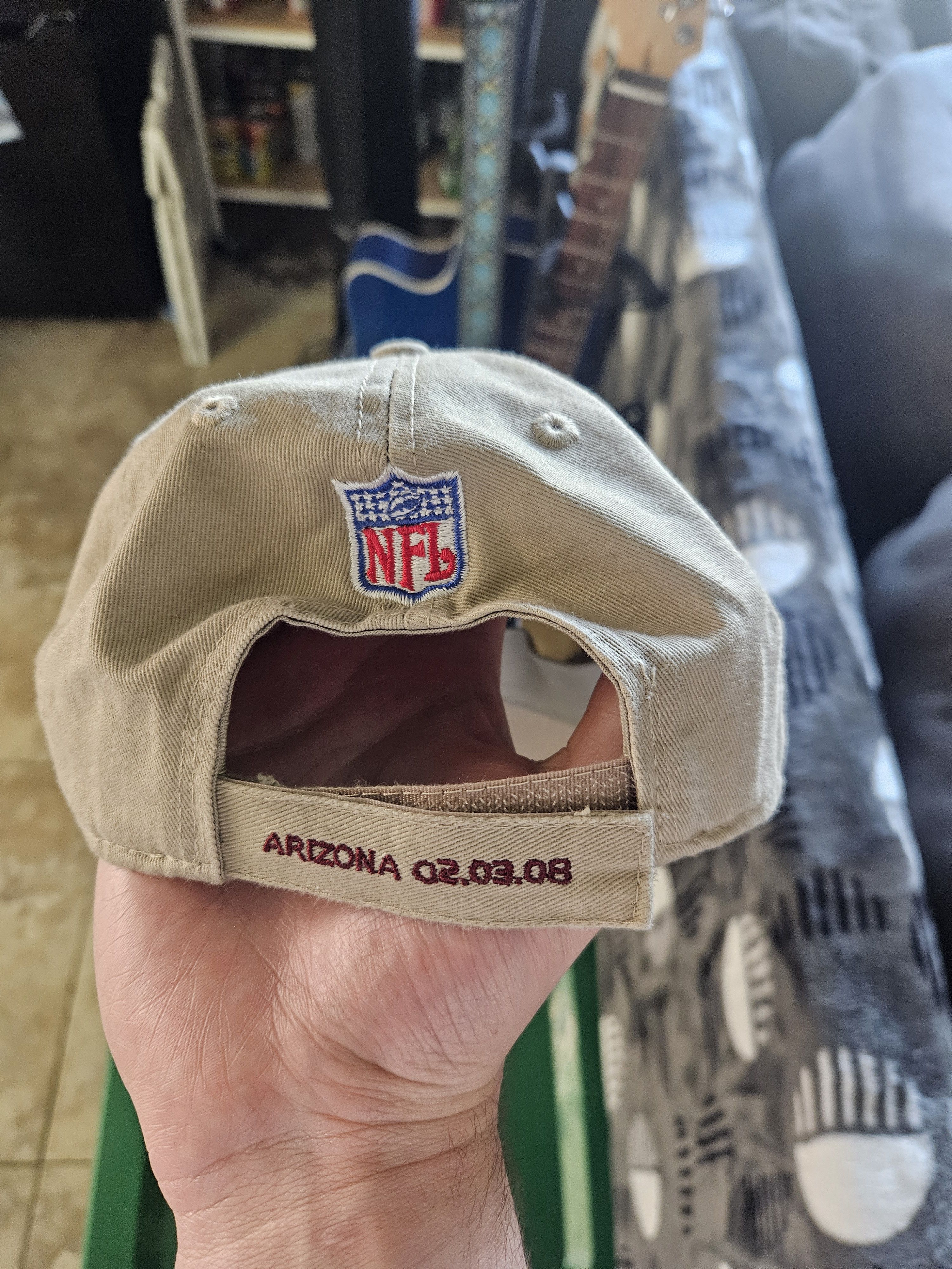 Reebok Super Bowl XLIII Tailgate 2008 Y2K NFL Reebok Hat Size ONE SIZE - 2 Thumbnail