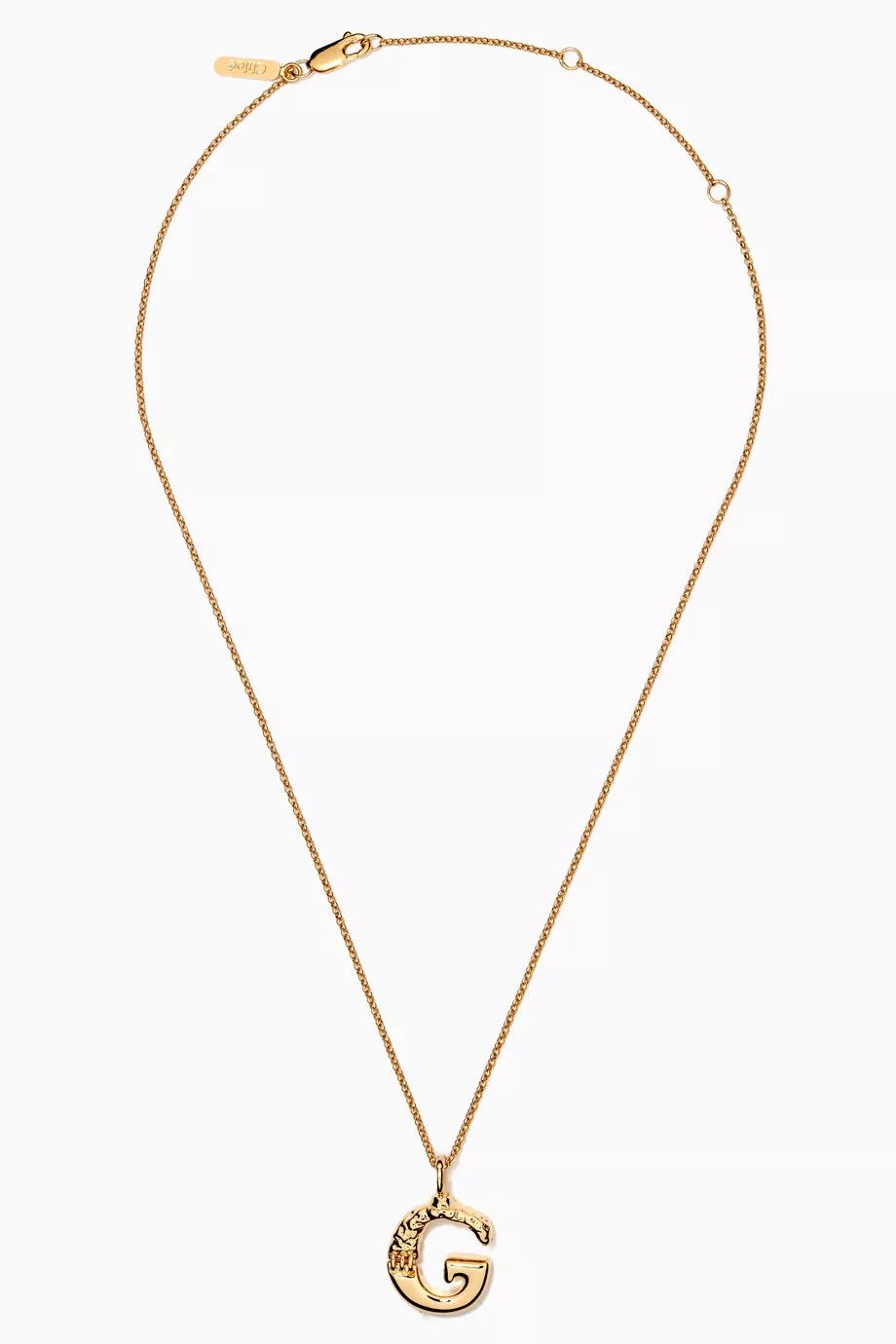 Chloe o1loc1c0425 Size: OS / Alphabet Necklace in Gold Size ONE SIZE - 3 Thumbnail