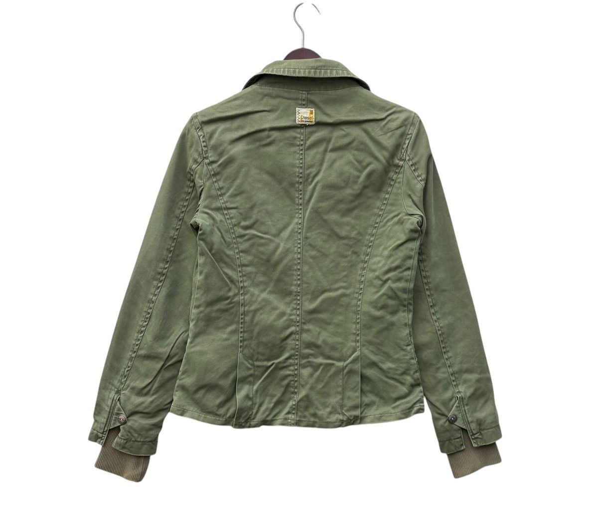 Diesel Diesel De-Arming Women’s Green Jacket Coat Size S / US 4 / IT 40 - 8 Thumbnail