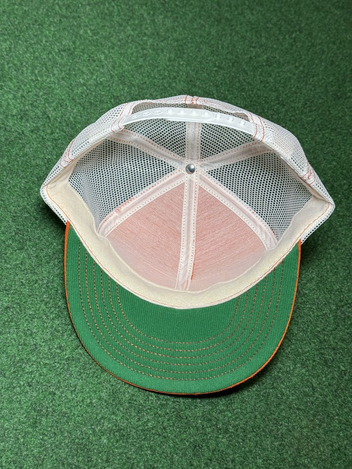 Vintage CCX Conway Express Trucking Snapback Orange Trucker Hat Size ONE SIZE - 5 Thumbnail