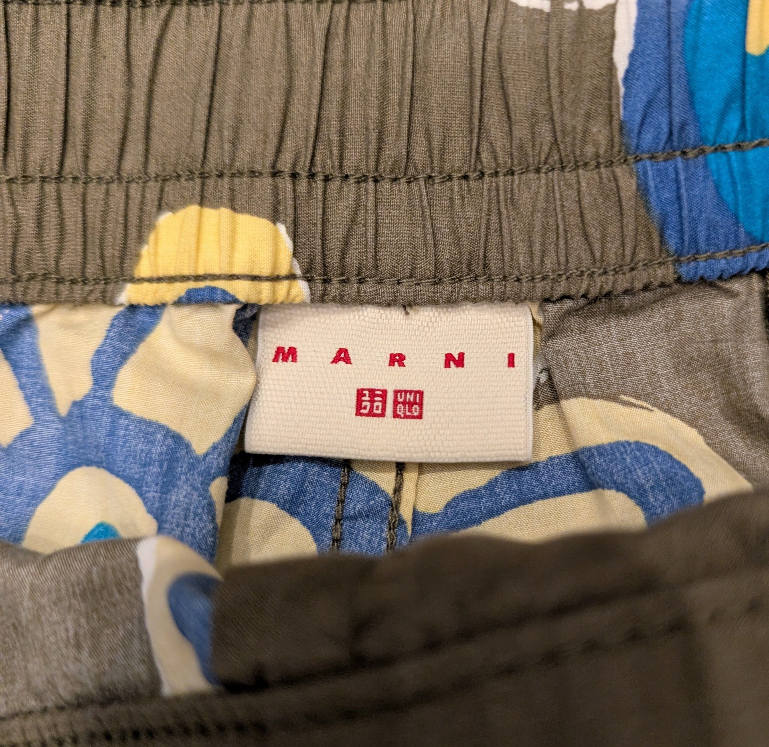 Marni × Uniqlo RARE Uniqlo x Marni Wide Leg Floral Print Pants Size 28" / US 6 / IT 42 - 3 Thumbnail