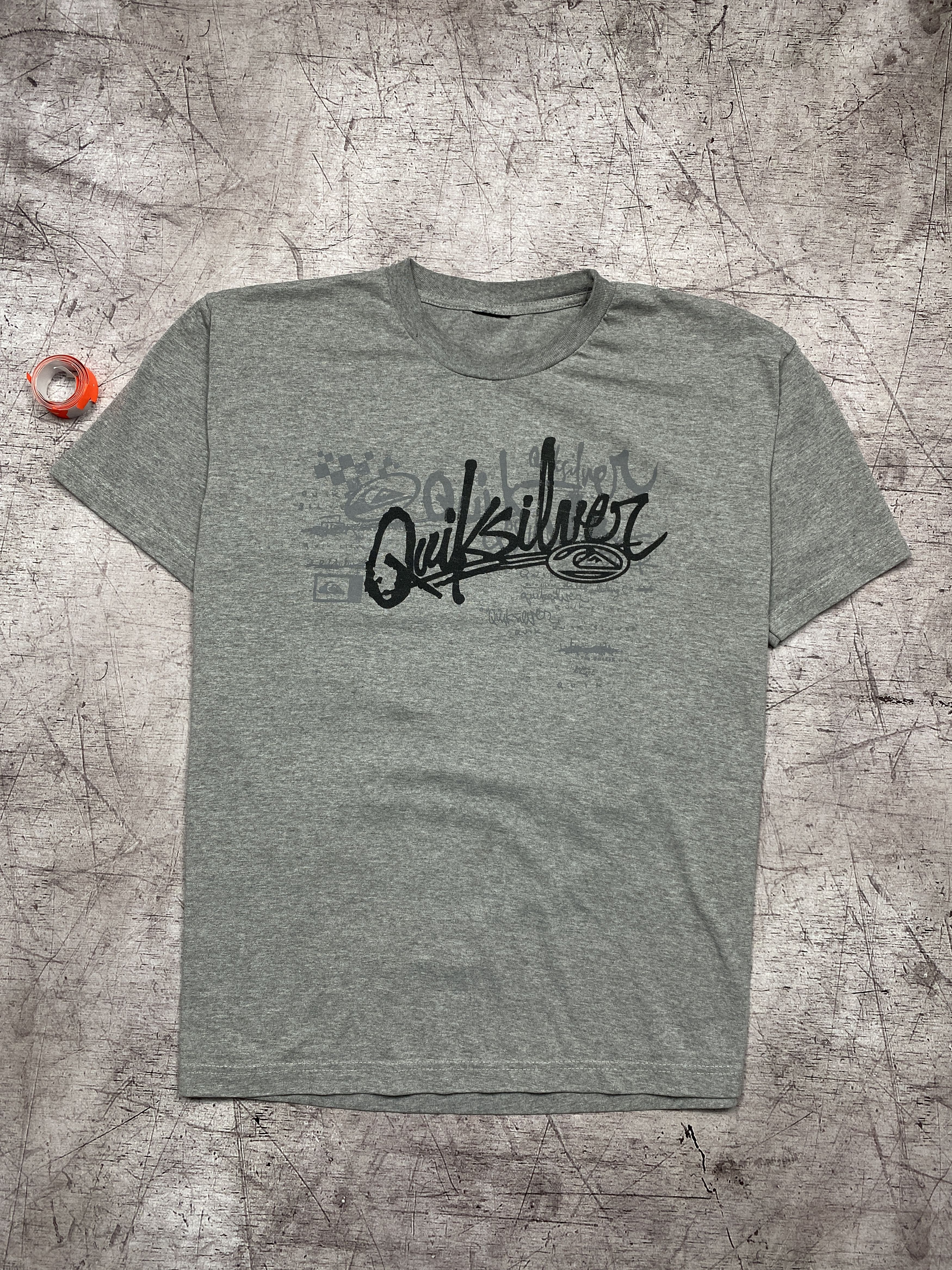 Quiksilver × Vintage Quiksilver Vintage Mens Crew Neck T-Shirt Size US L / EU 52-54 / 3 - 1 Thumbnail
