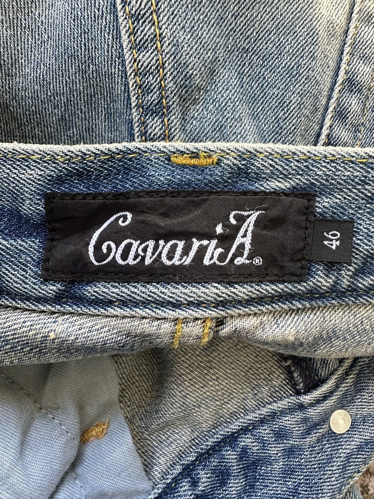 CIVARIZE 00's CavariA vkei distressed washed flared jeans Size US 32 / EU 48 - 18 Thumbnail