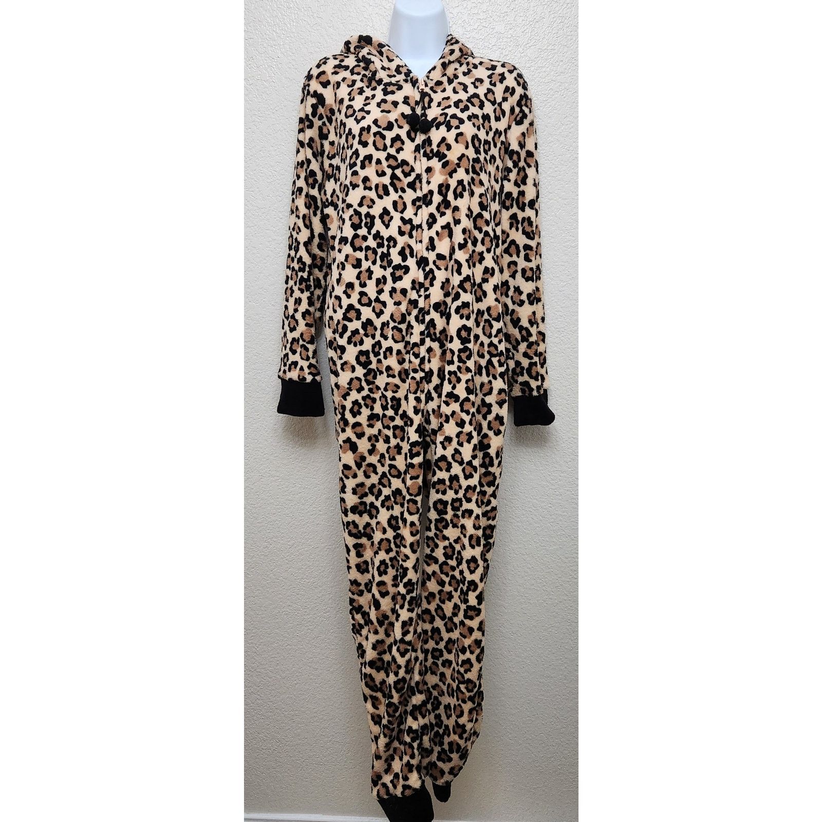 Other P.J. Couture Brown Black Animal Print One Piece Full Zip XL Size ONE SIZE - 1 Thumbnail