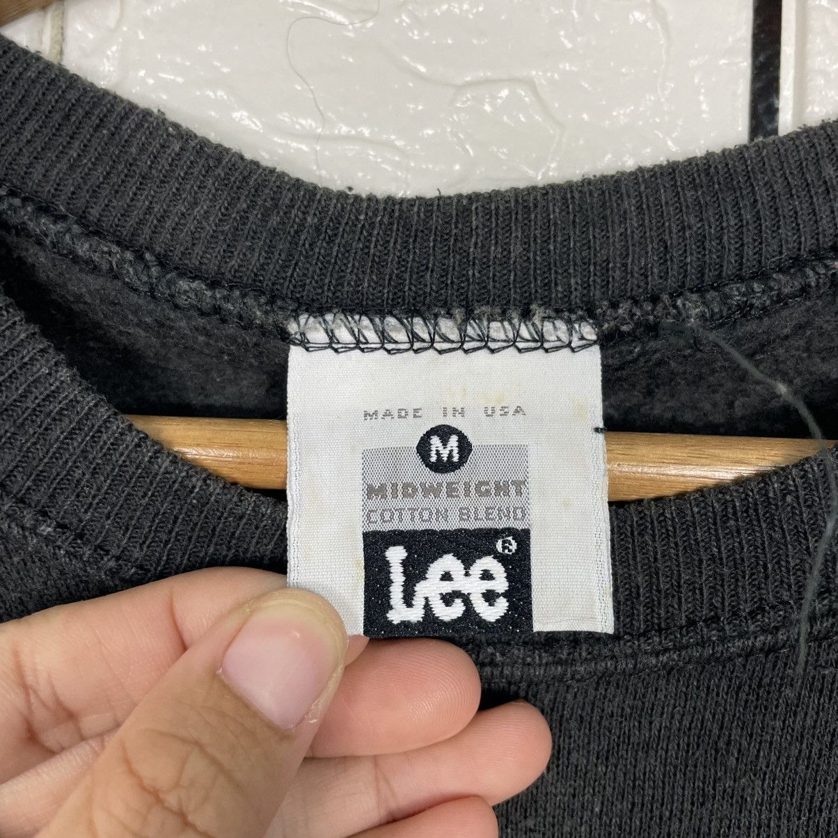 Lee Vintage 80s Lee Big Logo Sweatshirt Made In USA Size US M / EU 48-50 / 2 - 11 Thumbnail