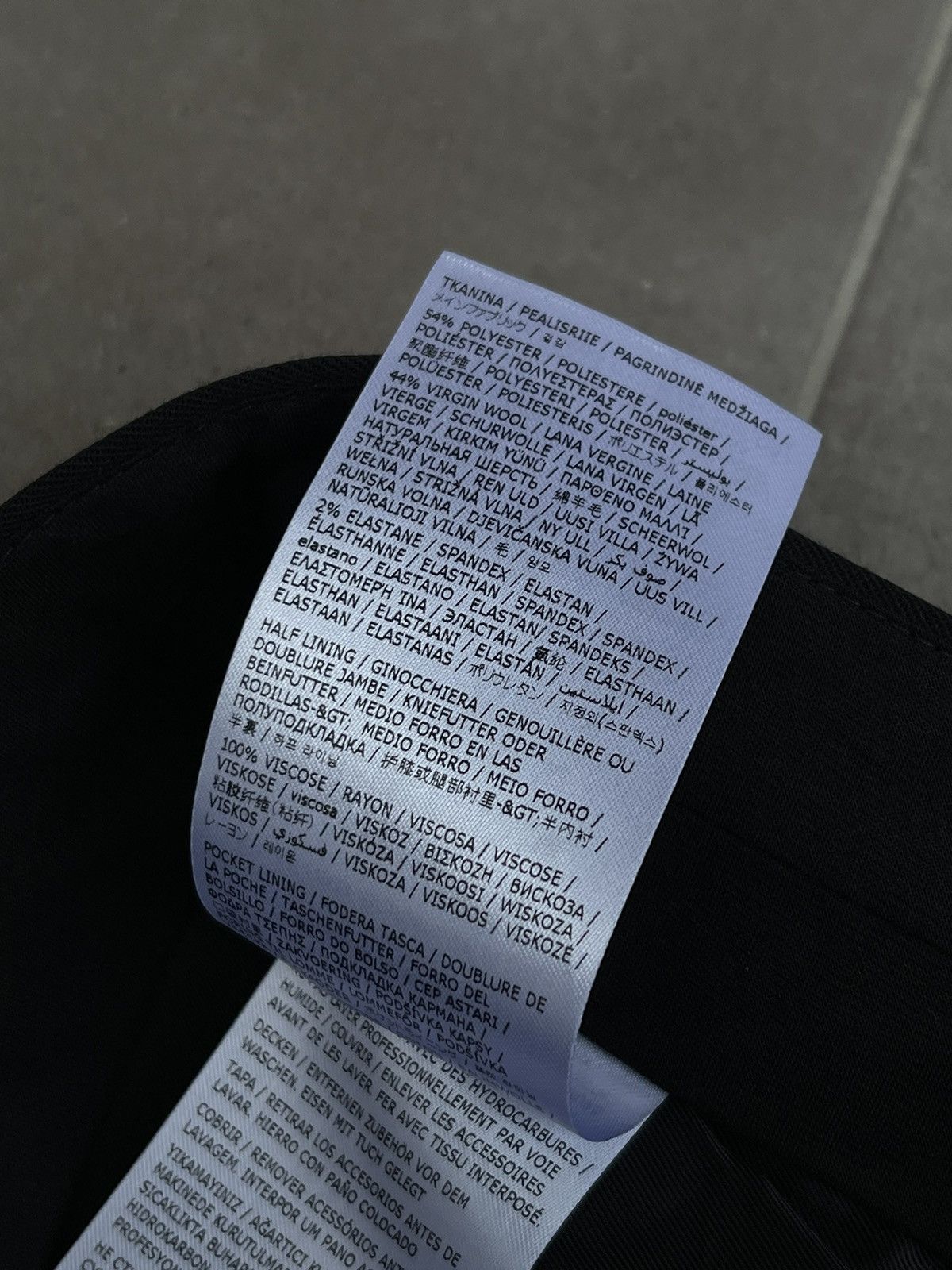 Maison Margiela !DS! SS23 Maison Margiela Reconstructed Black Casual Pants Size US 30 / EU 46 - 25 Thumbnail